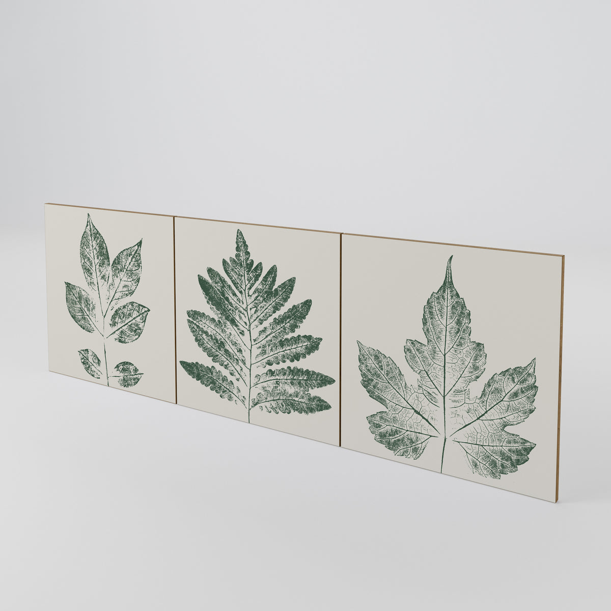 GREEN LEAFY STAMPS Conjunto de 3 Portas para Aparador