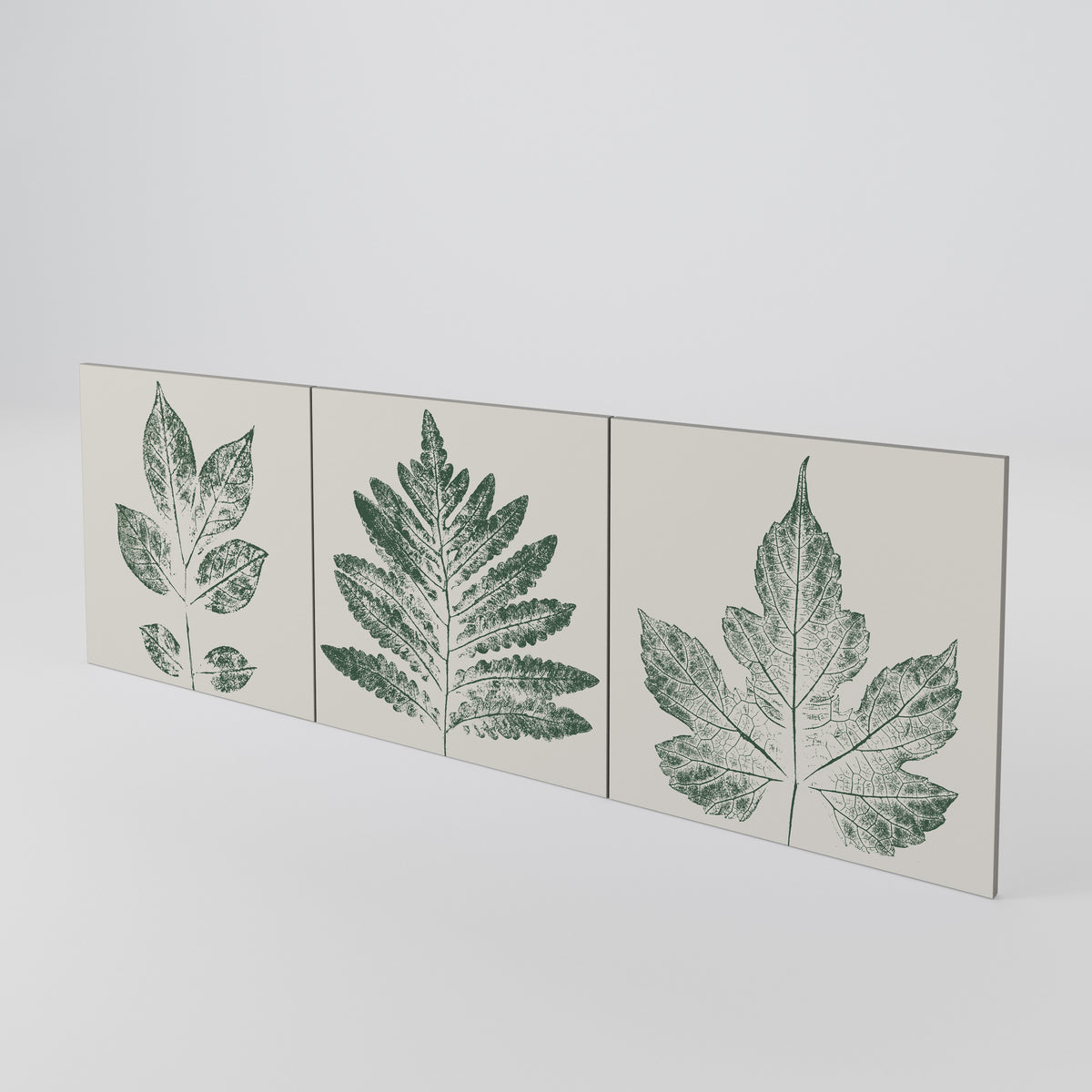 GREEN LEAFY STAMPS Conjunto de 3 Portas para Aparador