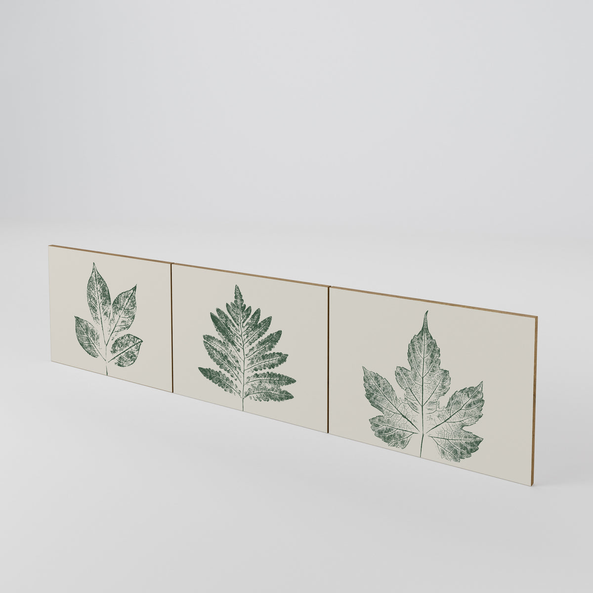 GREEN LEAFY STAMPS Conjunto de 3 Portas para Móvel de TV