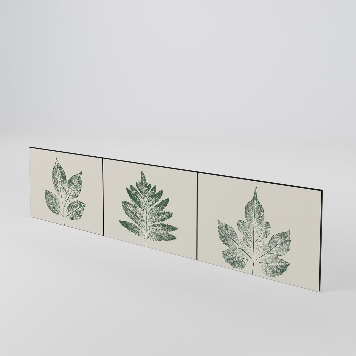 GREEN LEAFY STAMPS Conjunto de 3 Portas para Móvel de TV
