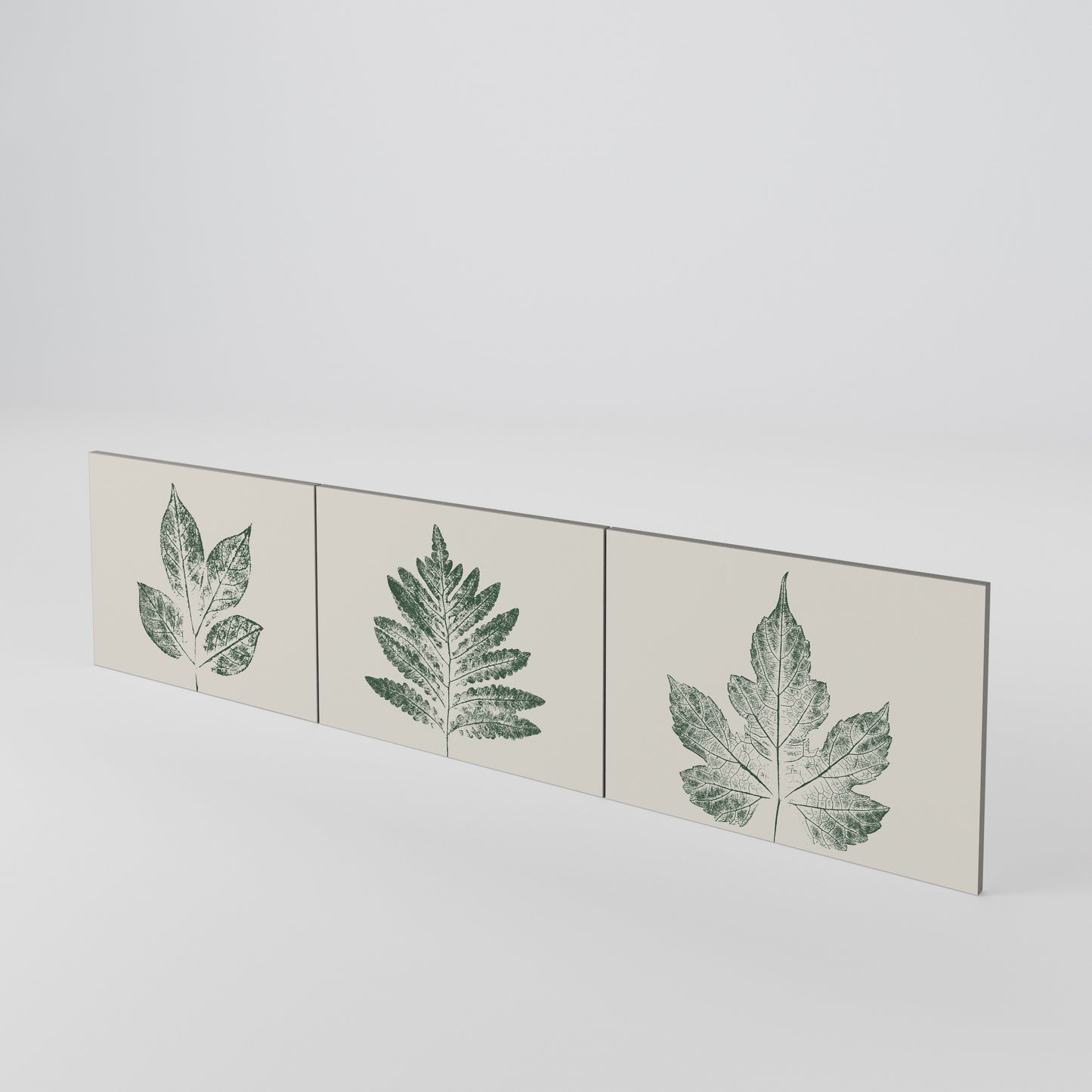 GREEN LEAFY STAMPS Conjunto de 3 Portas para Móvel de TV