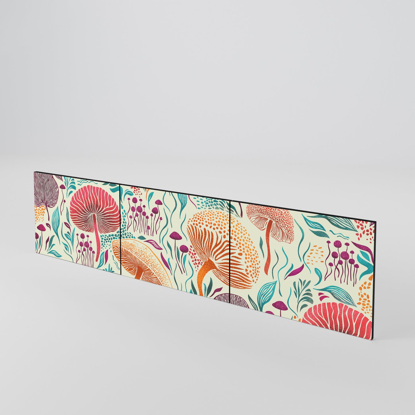 FUNGUS FANTASY Conjunto de 3 Portas para Móvel de TV