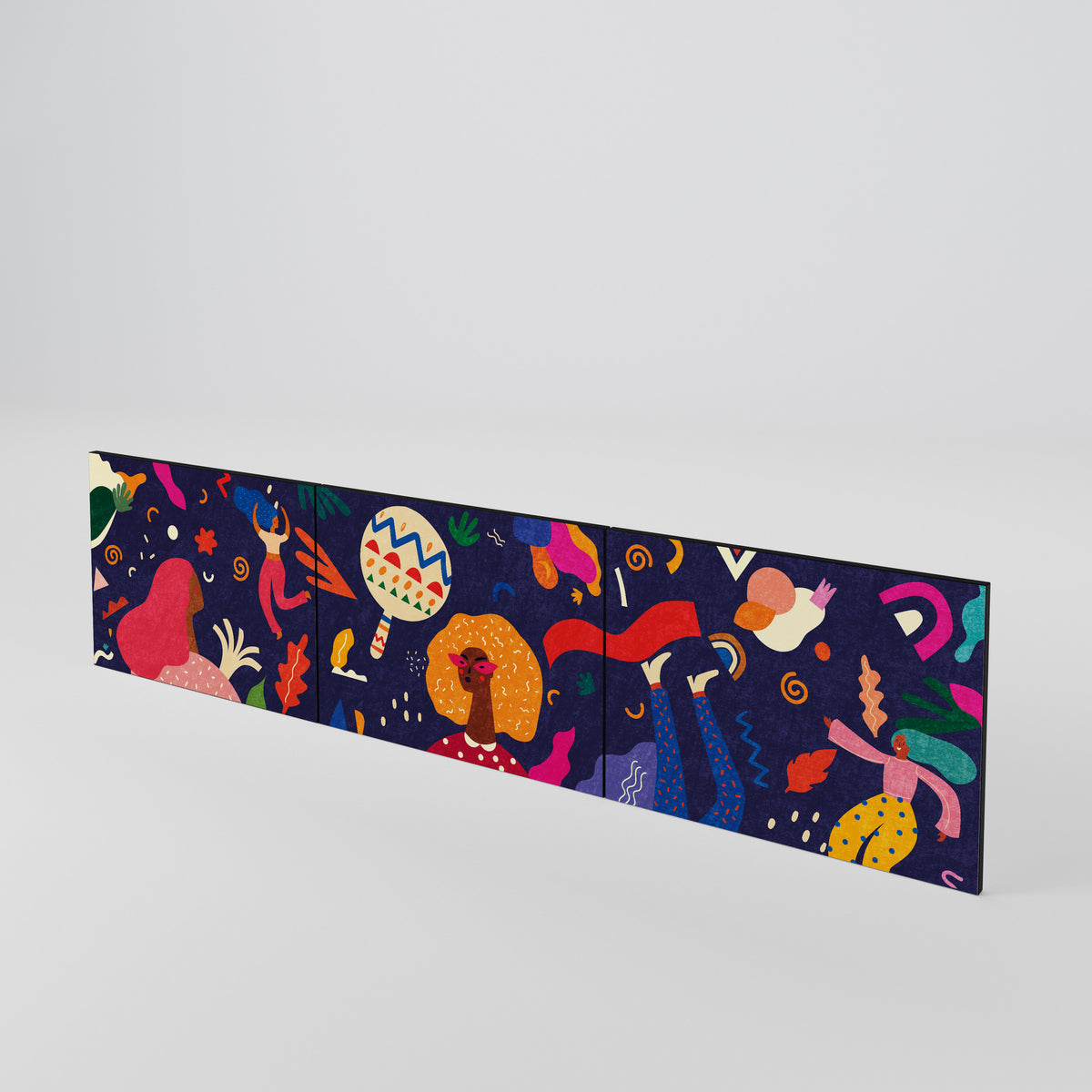 FESTIVE PLEASURES Conjunto de 3 Portas para Móvel de TV