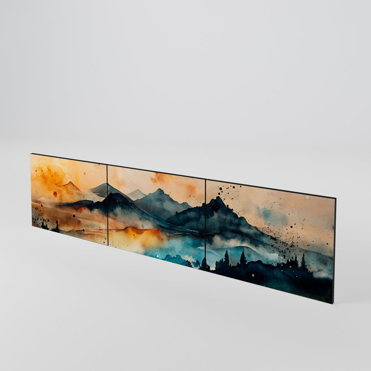 OMINOUS MOUNTAINS Conjunto de 3 Portas para Móvel de TV