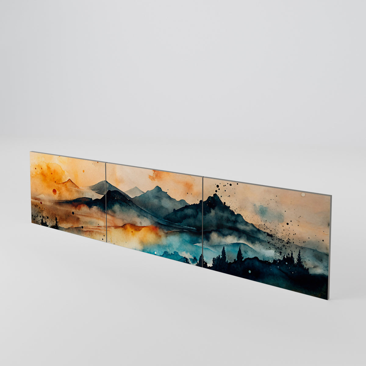 OMINOUS MOUNTAINS Conjunto de 3 Portas para Móvel de TV
