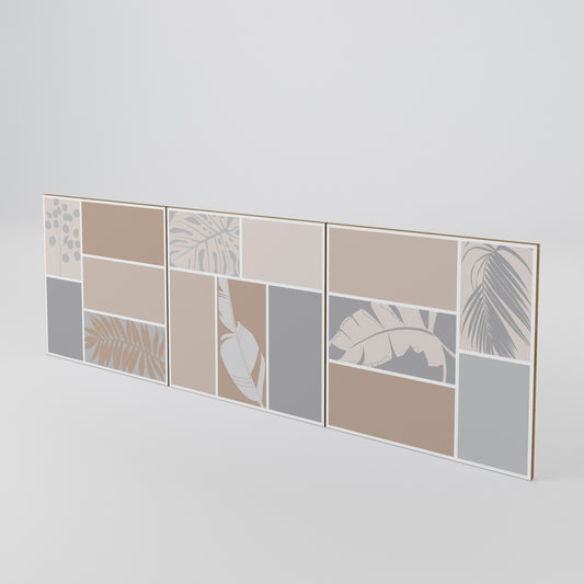 TROPICAL SHAPES Conjunto de 3 Portas para Aparador