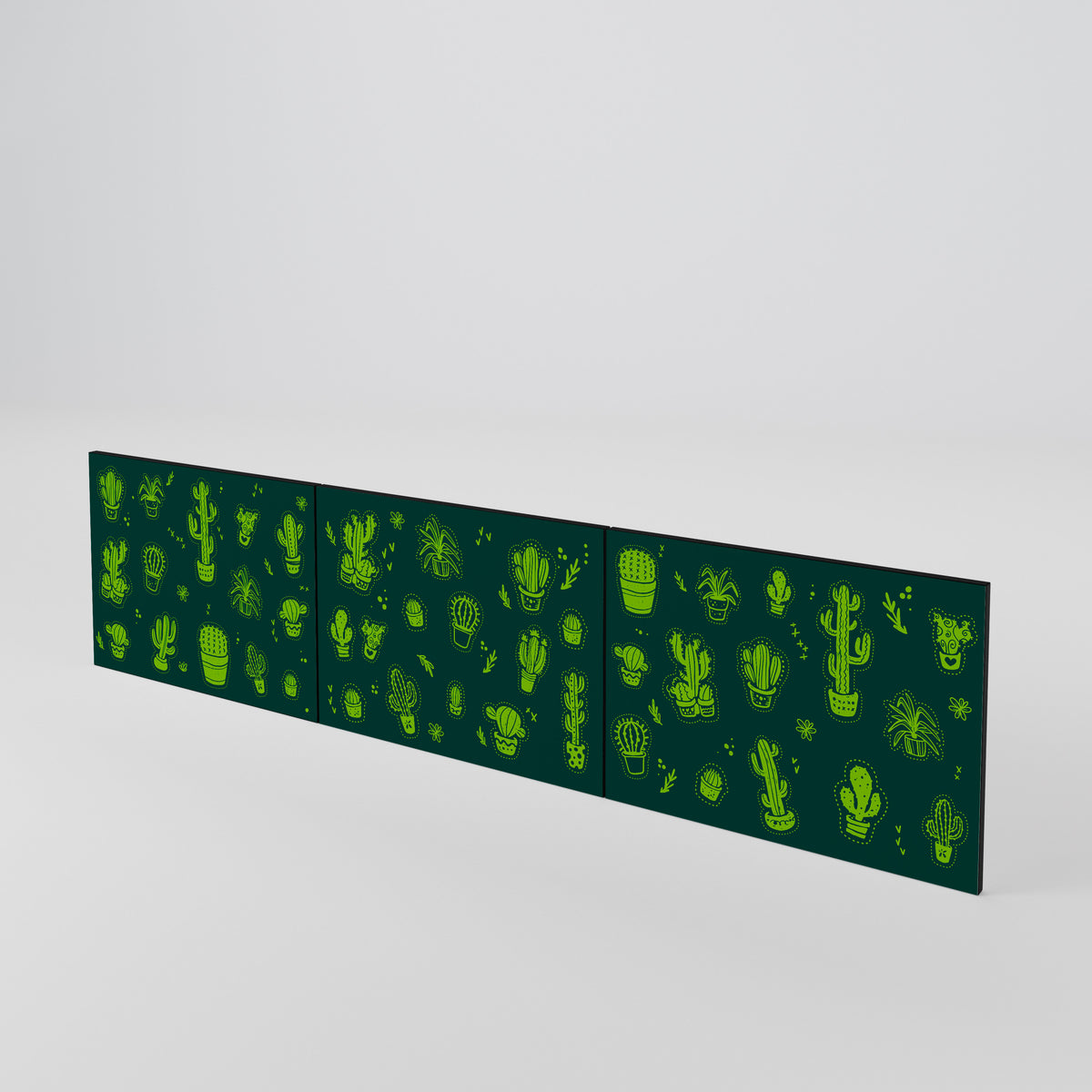 DESERT GREEN Conjunto de 3 Portas para Móvel de TV