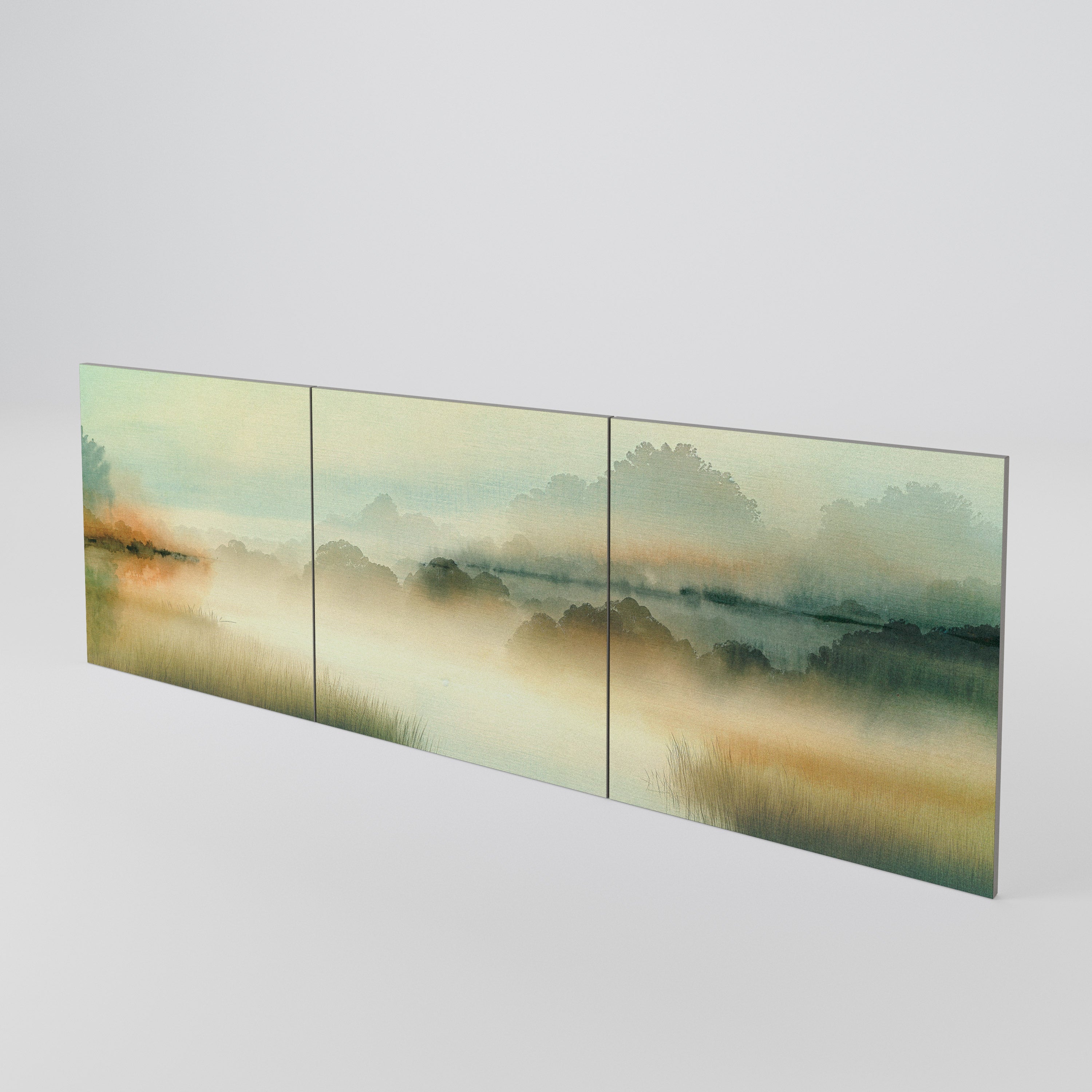 MORNING BY THE LAKE Conjunto de 3 Portas para Aparador