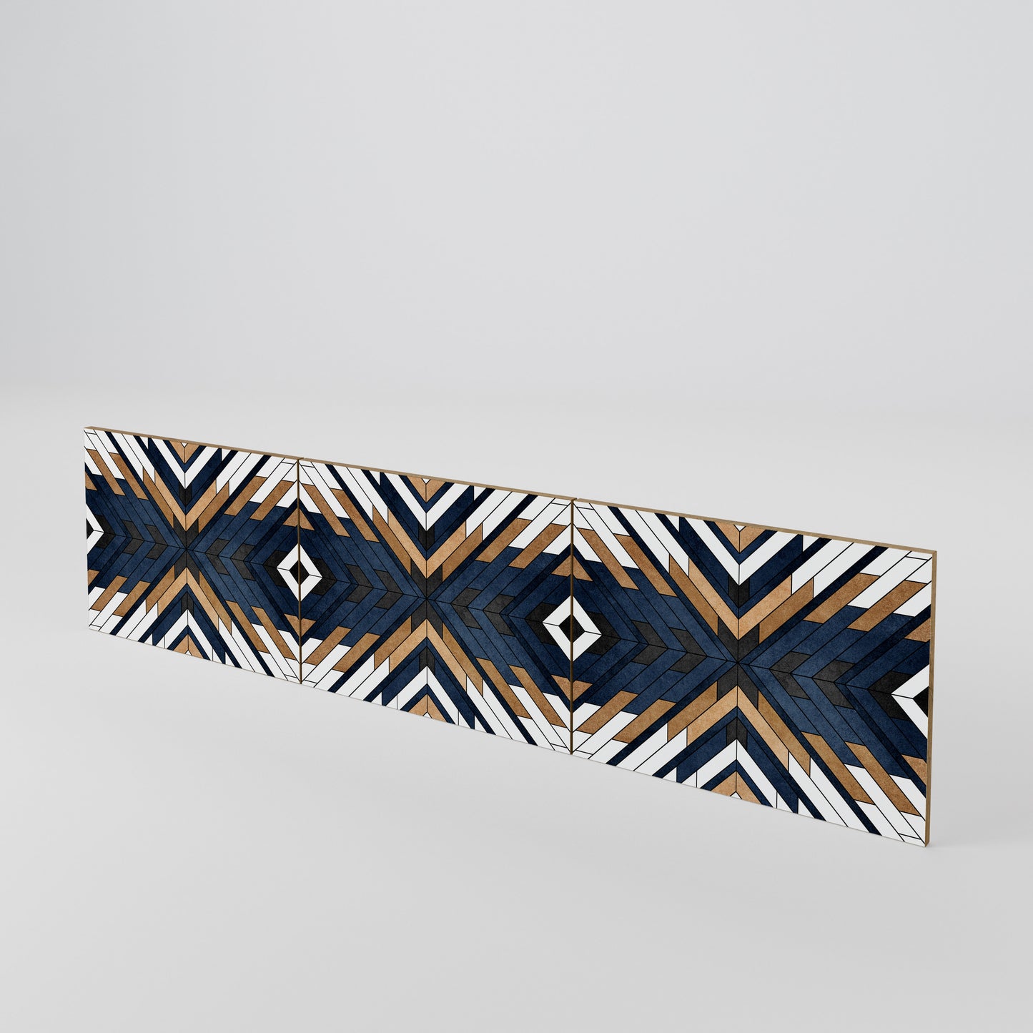 ARTFUL GEOMETRY Conjunto de 3 Portas para Móvel de TV