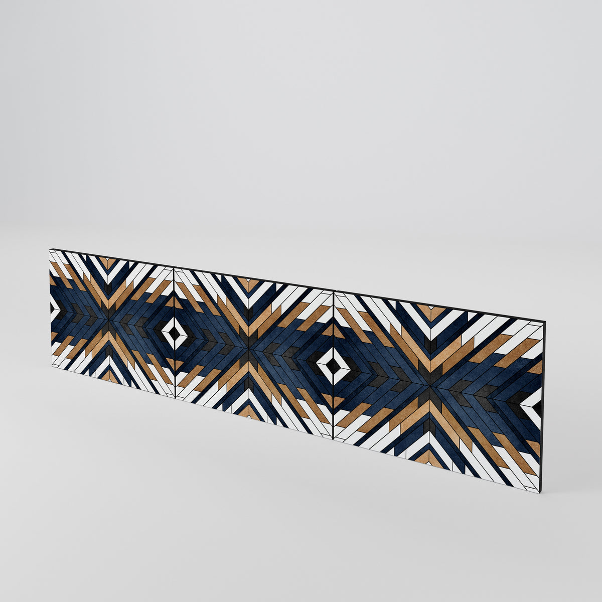 ARTFUL GEOMETRY Conjunto de 3 Portas para Móvel de TV