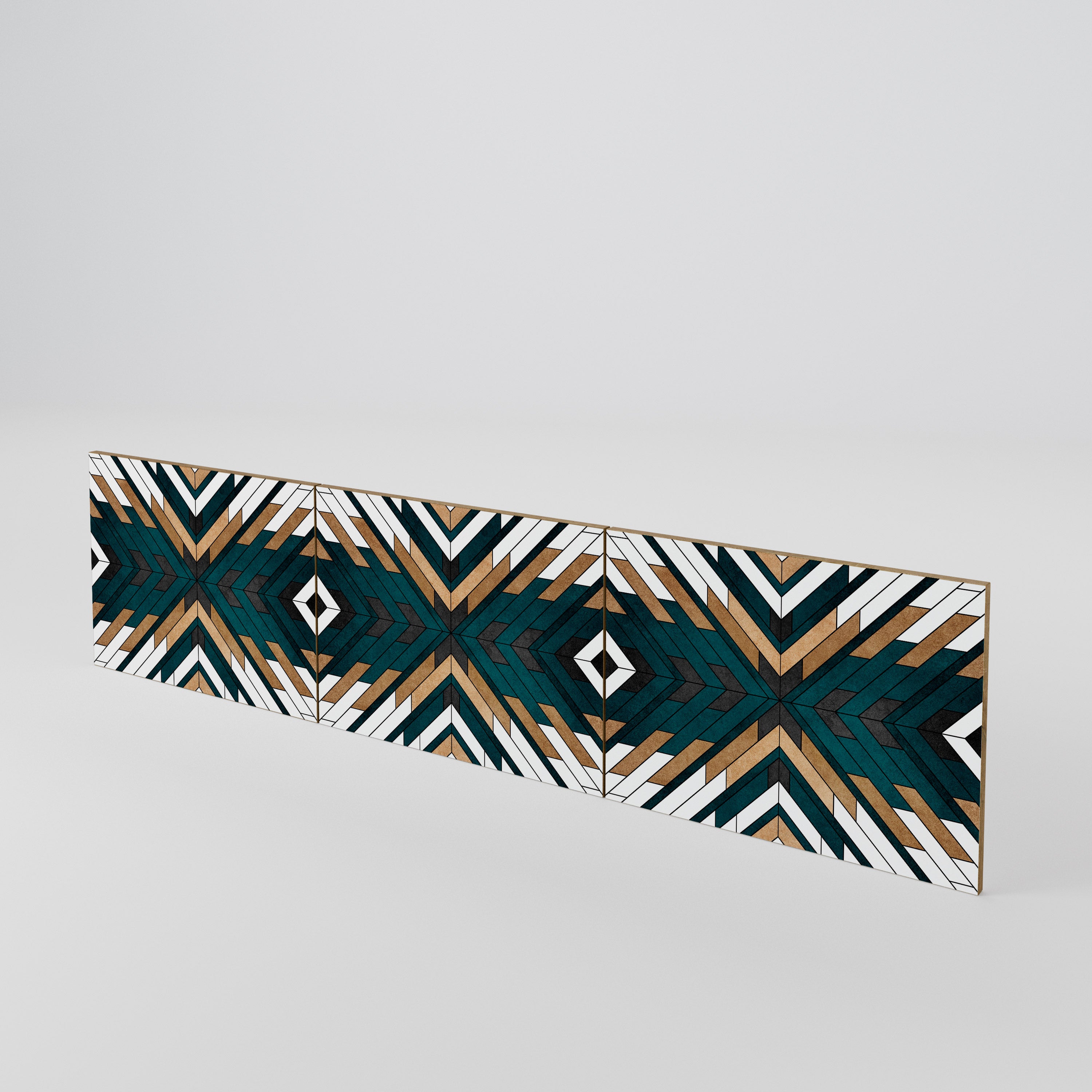 ARTISTIC GEOMETRY Conjunto de 3 Portas para Móvel de TV