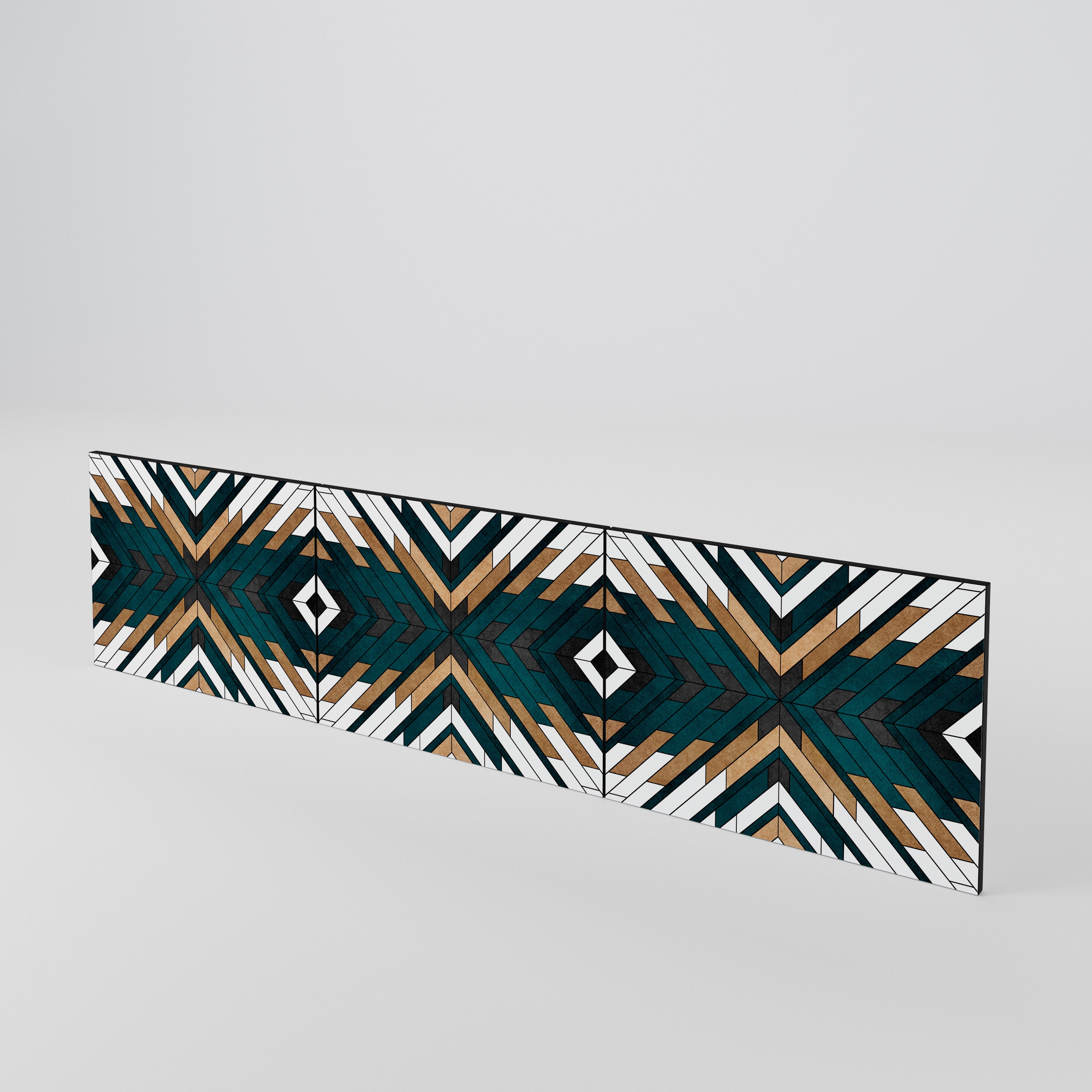 ARTISTIC GEOMETRY Conjunto de 3 Portas para Móvel de TV