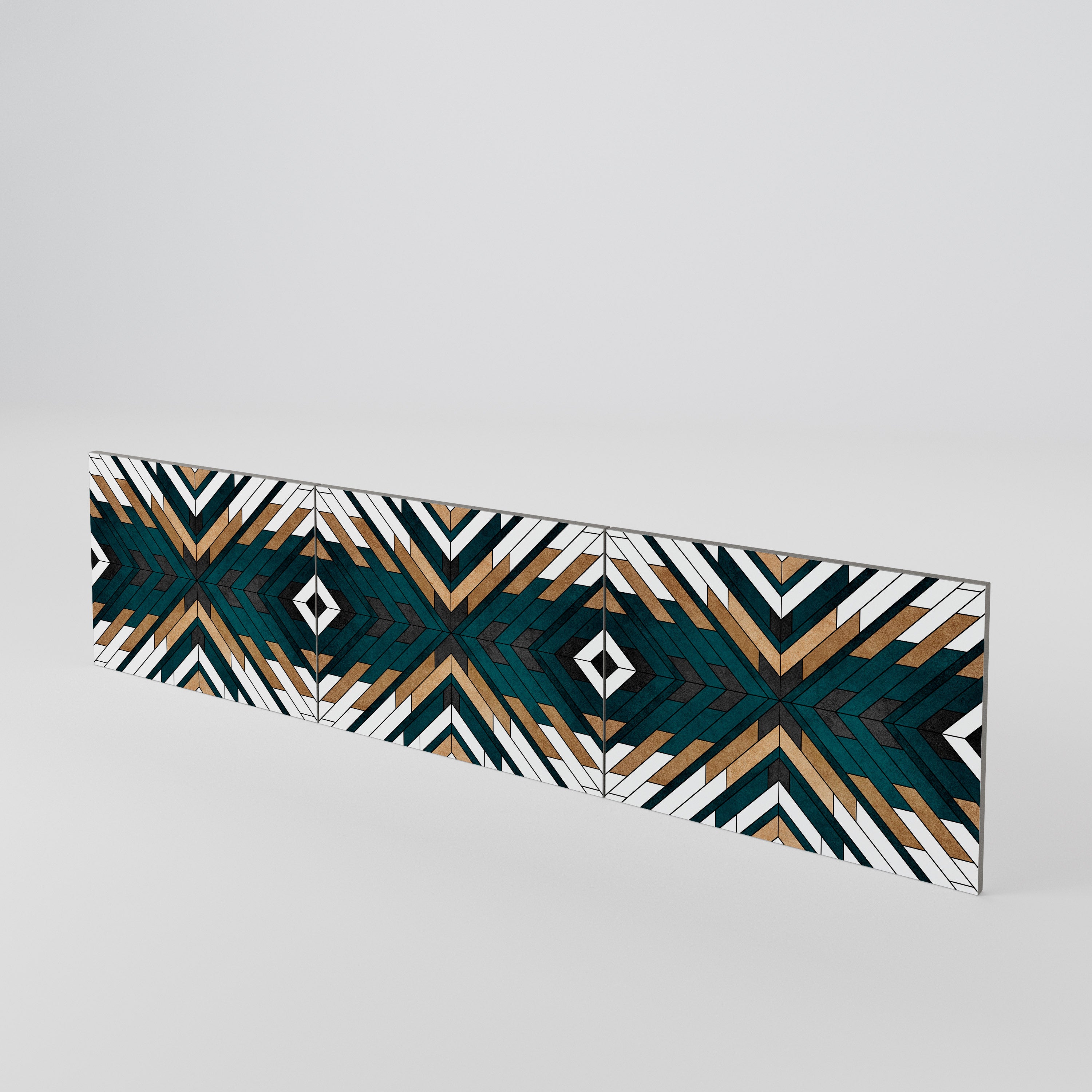 ARTISTIC GEOMETRY Conjunto de 3 Portas para Móvel de TV