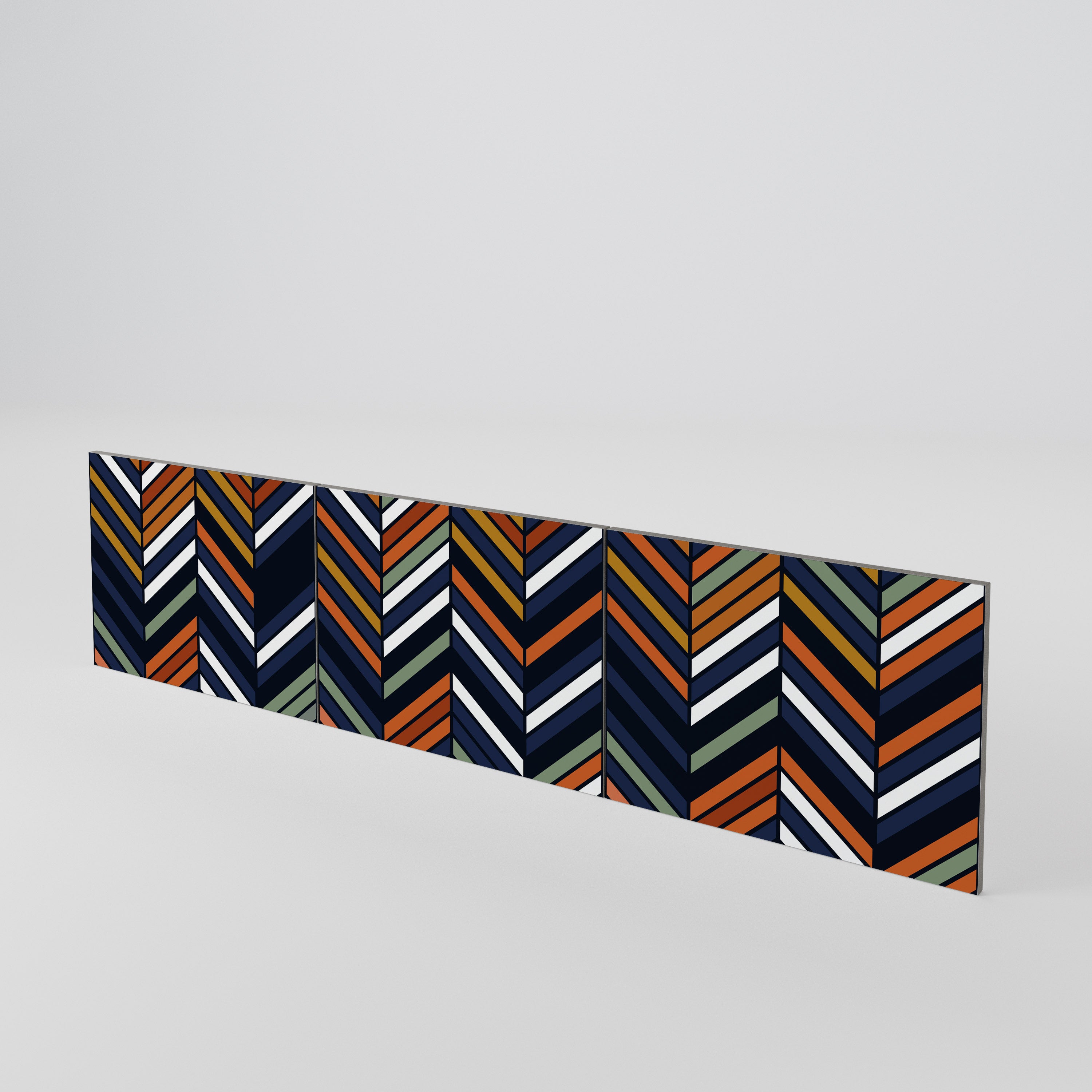VIBRANT PATCHWORK Conjunto de 3 Portas para Móvel de TV