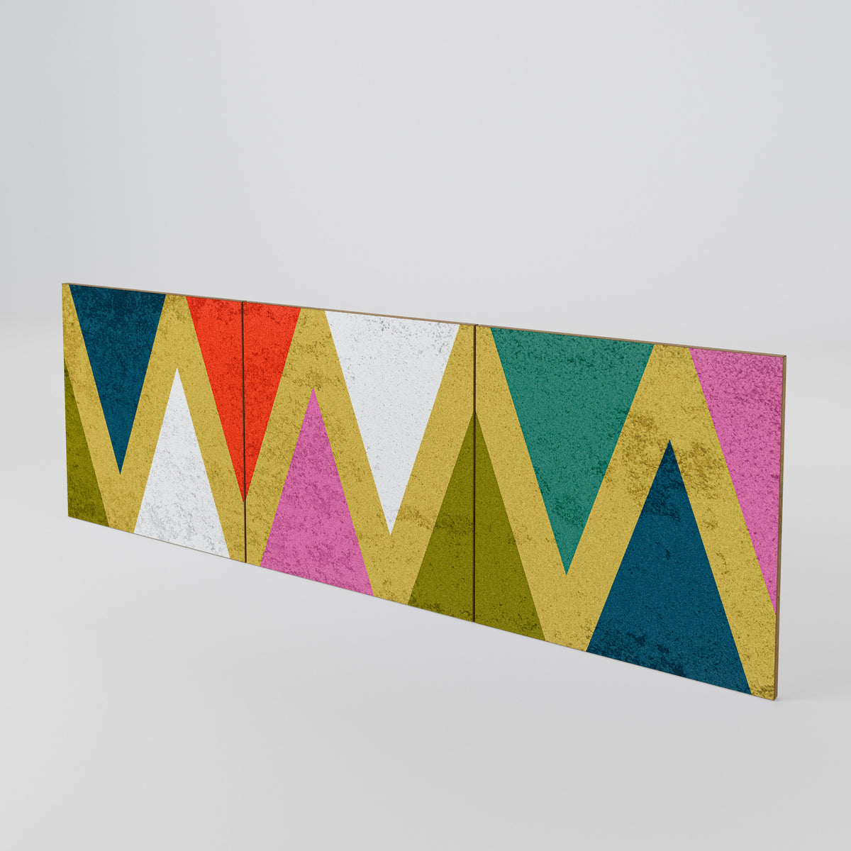 COLORFUL TRIANGLES Conjunto de 3 Portas para Aparador