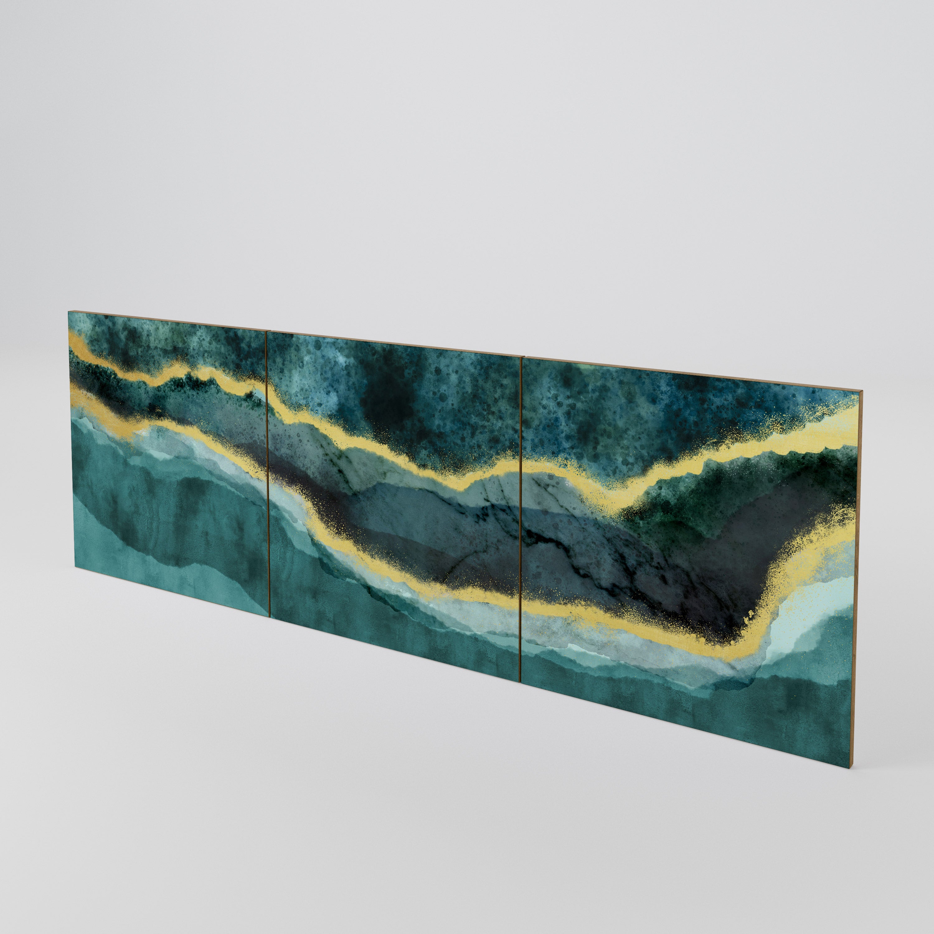 GOLDRUSH ODYSSEY Conjunto de 3 Portas para Aparador