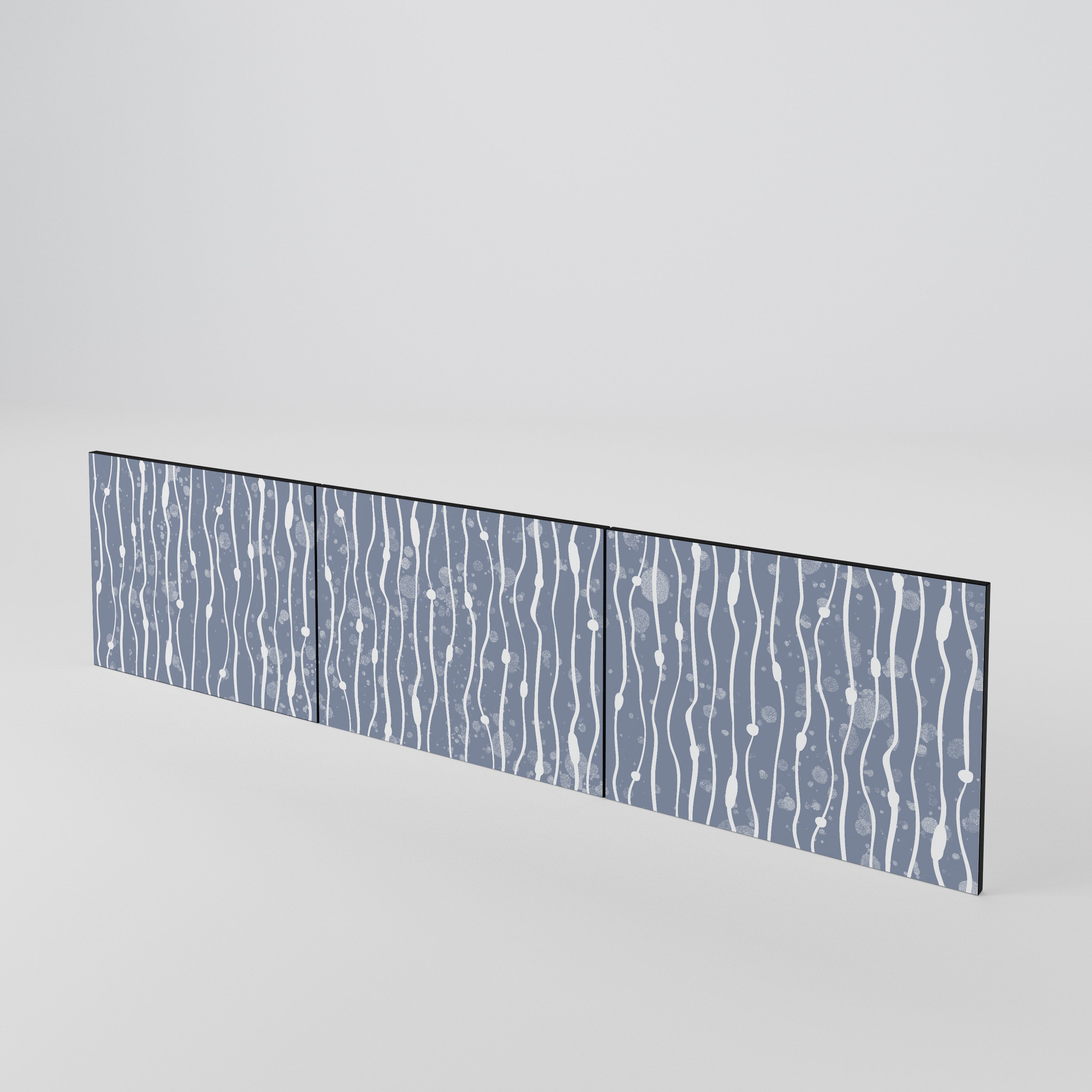 GRAPHITE RAIN Conjunto de 3 Portas para Móvel de TV