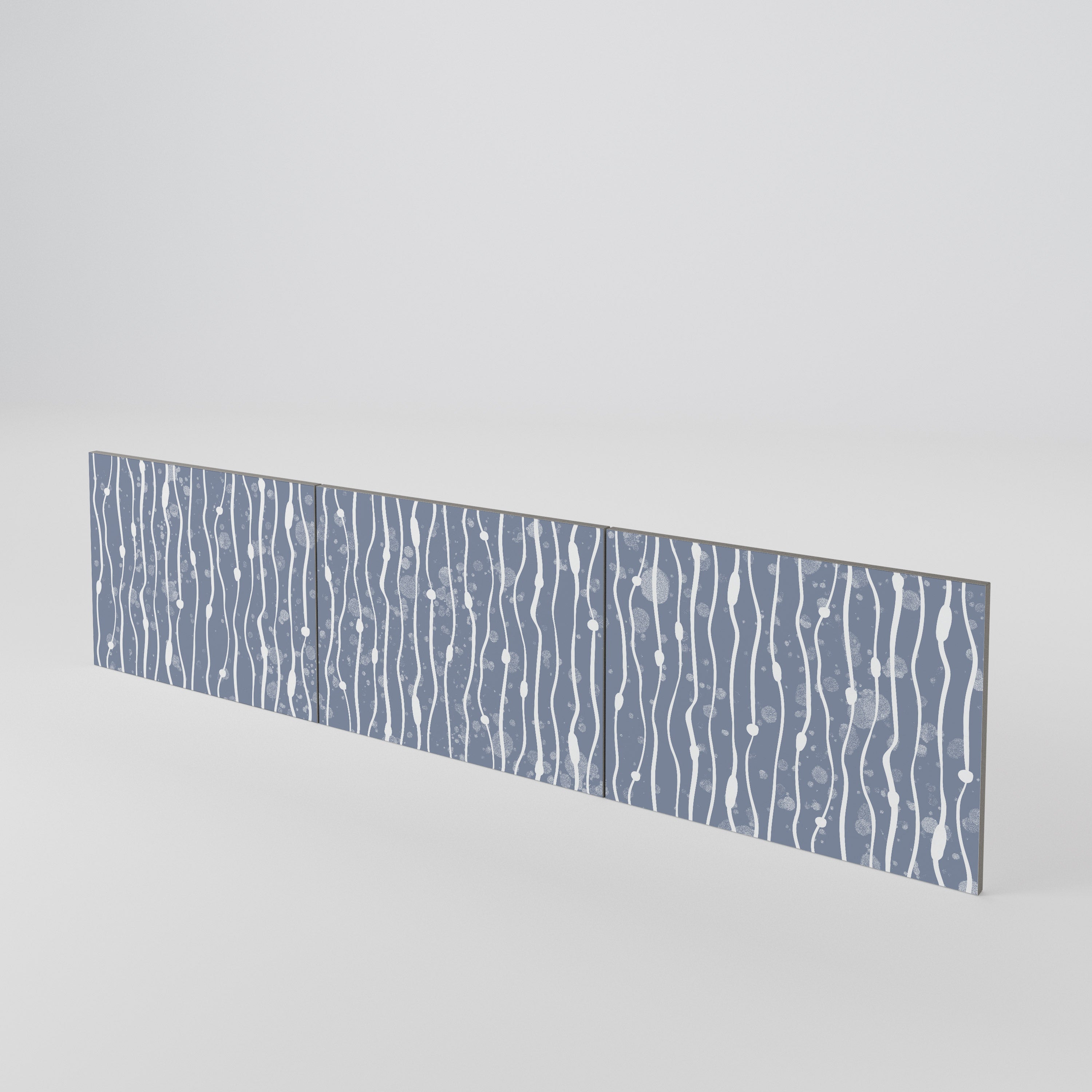 GRAPHITE RAIN Conjunto de 3 Portas para Móvel de TV