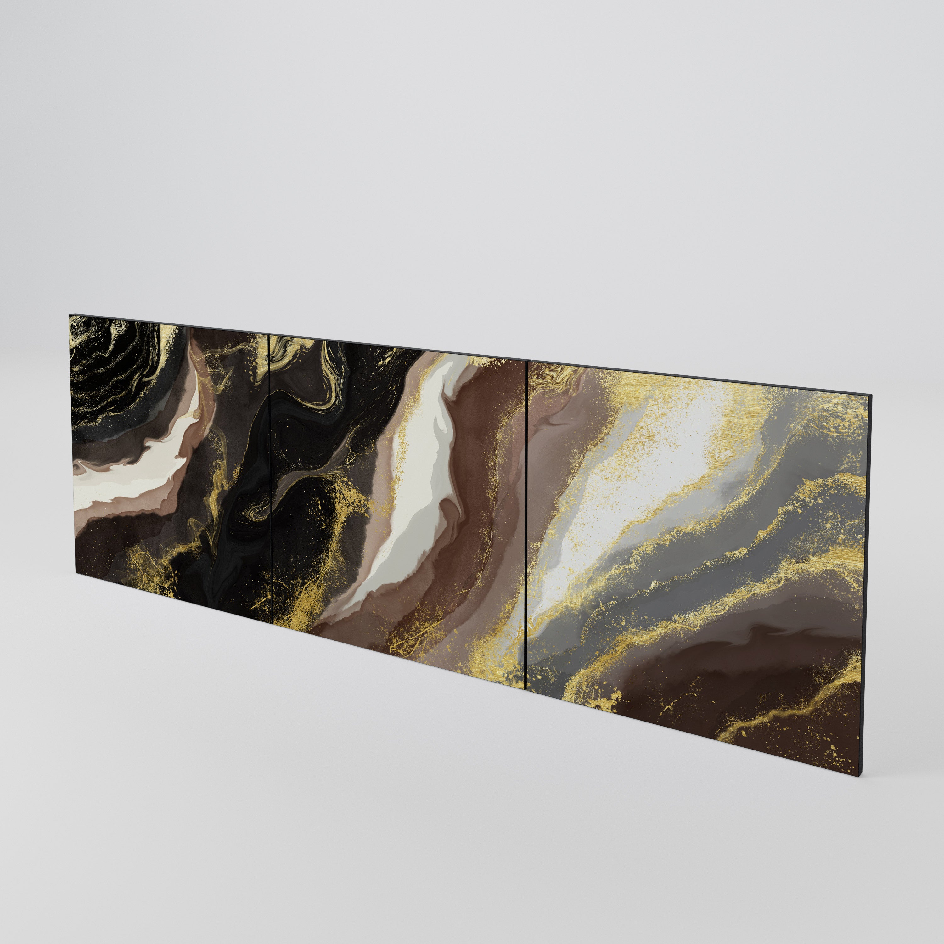 GOLD DUST Conjunto de 3 Portas para Aparador