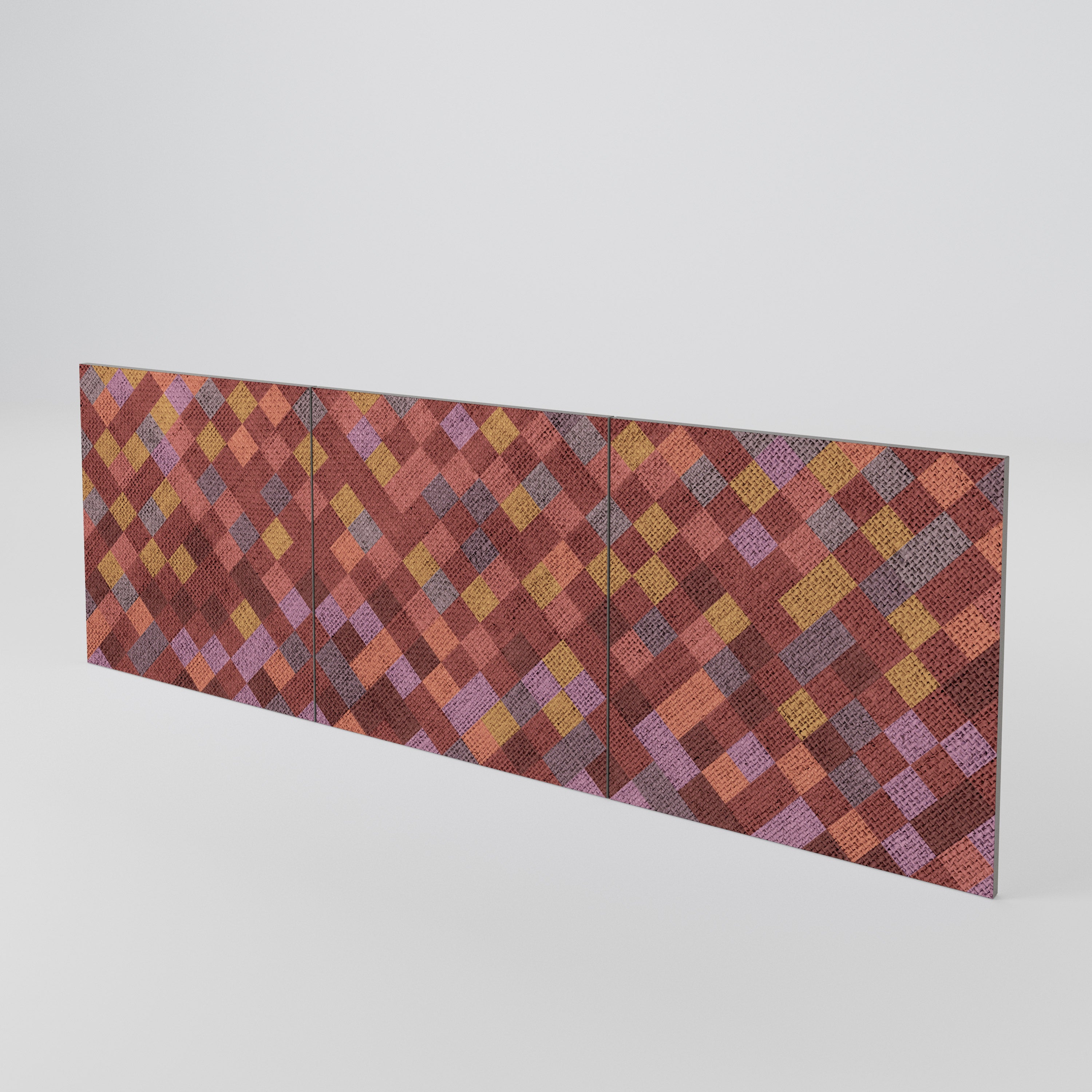 PAINTED SQUARES Conjunto de 3 Portas para Aparador