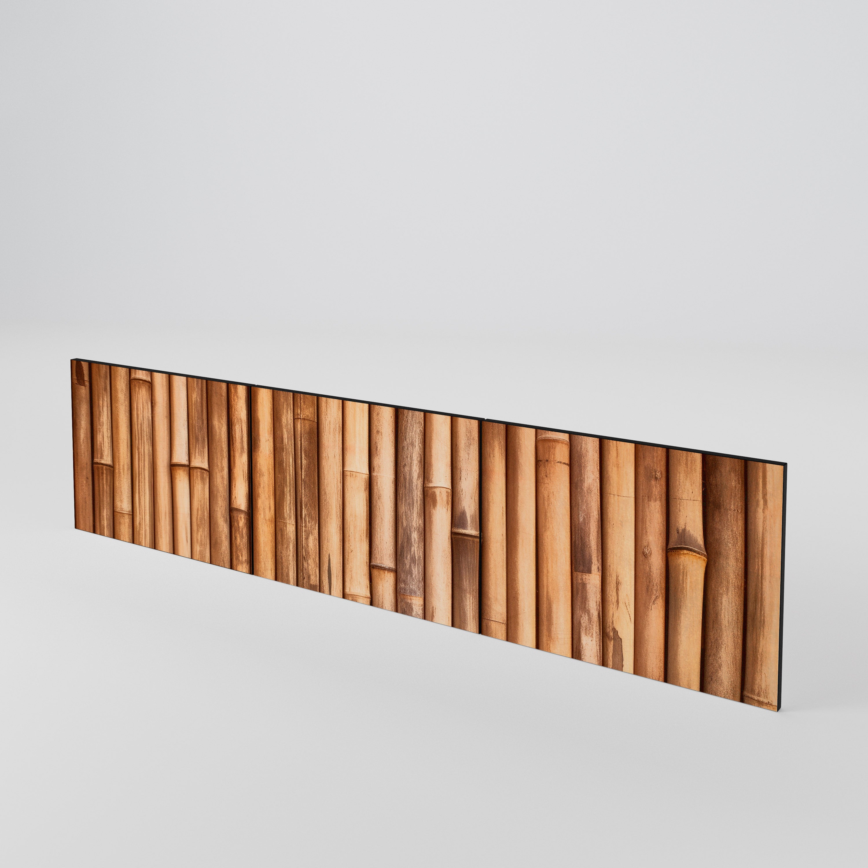 NATURAL WOOD 3-Piece TV Cabinet Door Set