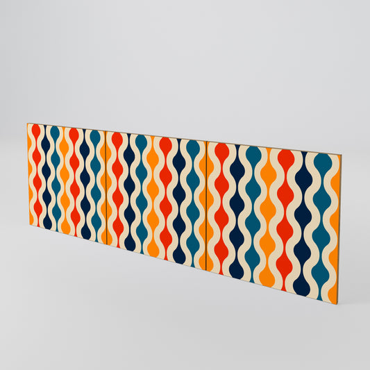 COLORFUL NOSTALGIA 3-Piece Sideboard Door Set