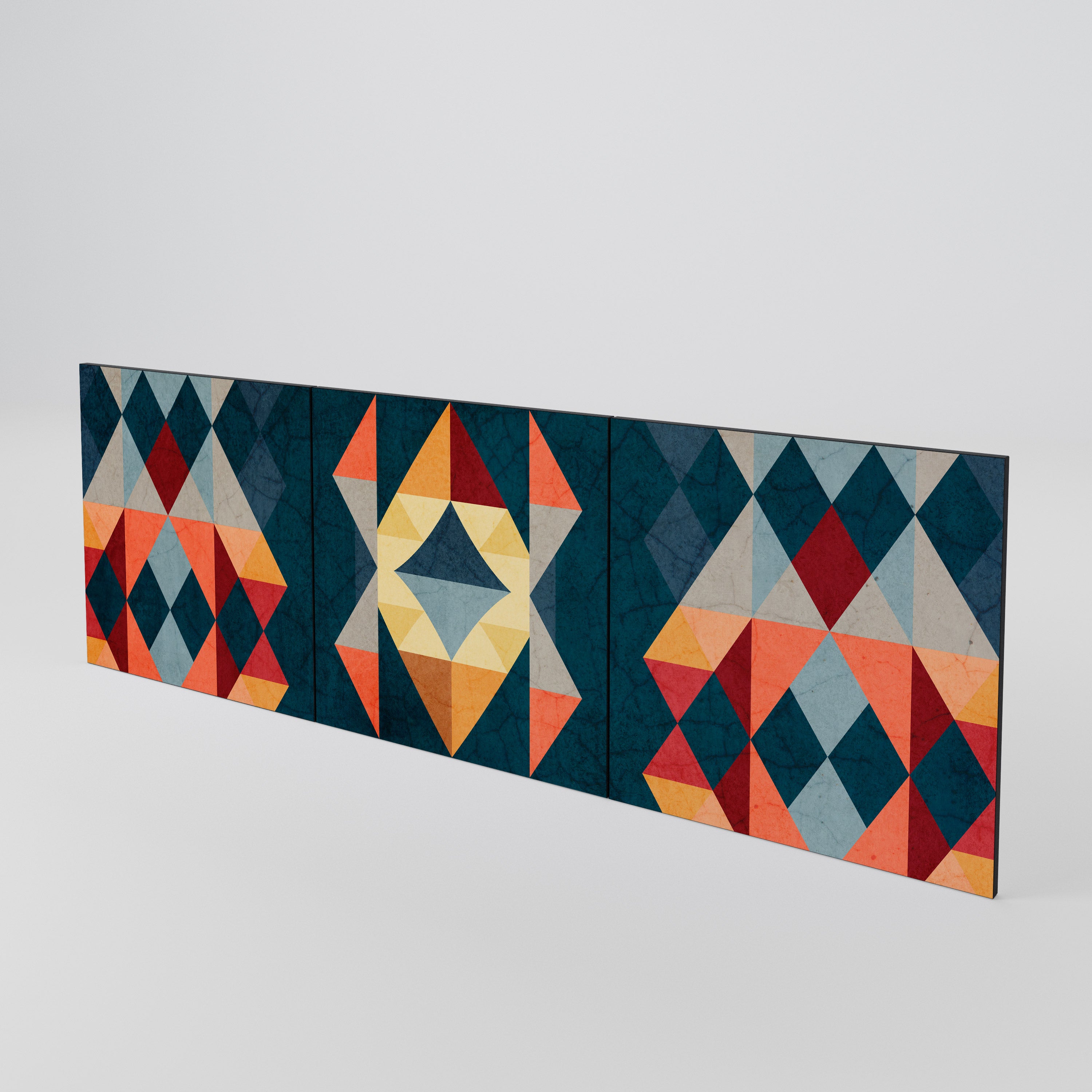 CRACKED ILLUSION Conjunto de 3 Portas para Aparador