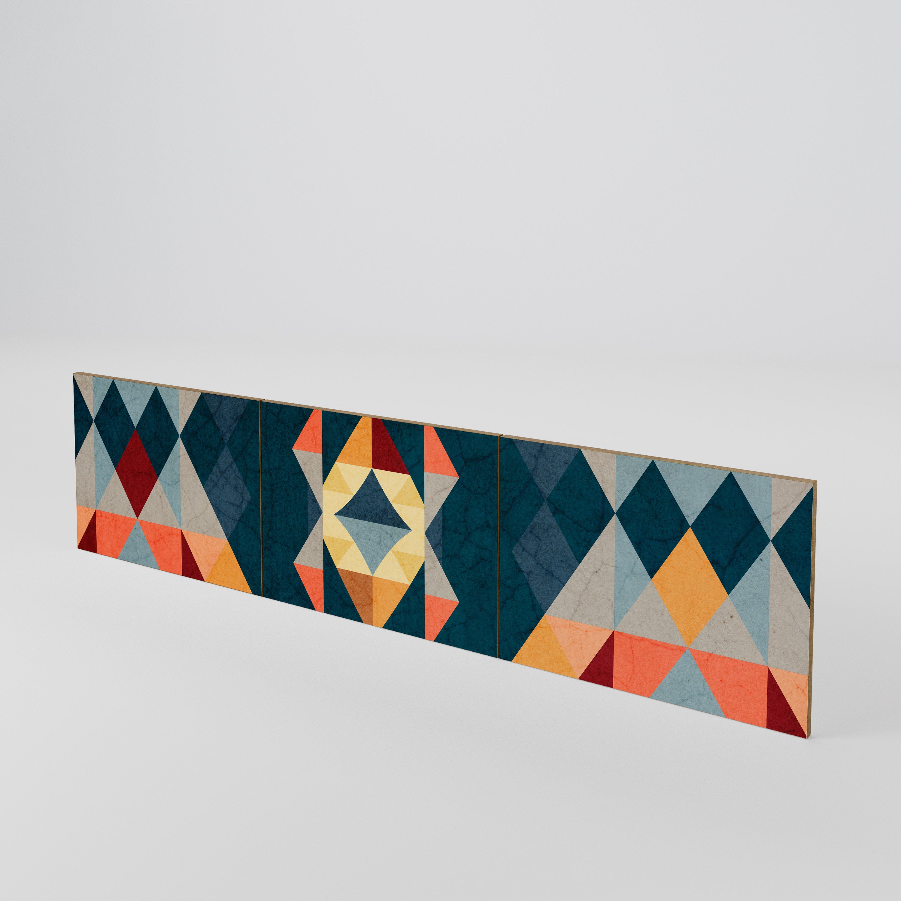 CRACKED ILLUSION Conjunto de 3 Portas para Móvel de TV