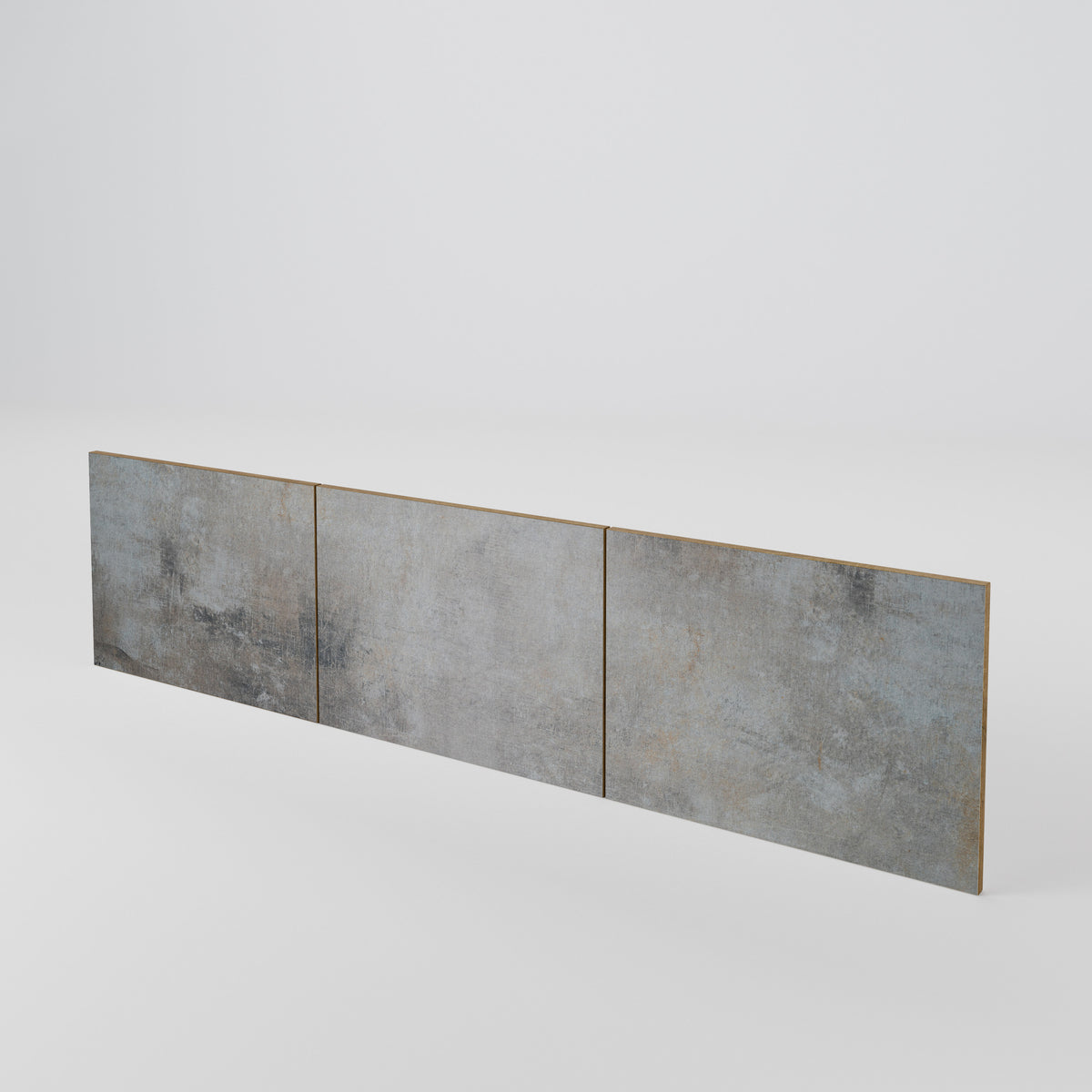 CONCRETE WALL Conjunto de 3 Portas para Móvel de TV