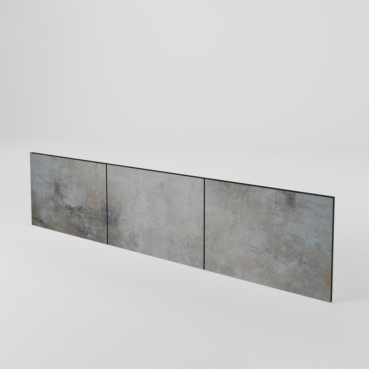 CONCRETE WALL 3-Piece TV Cabinet Door Set