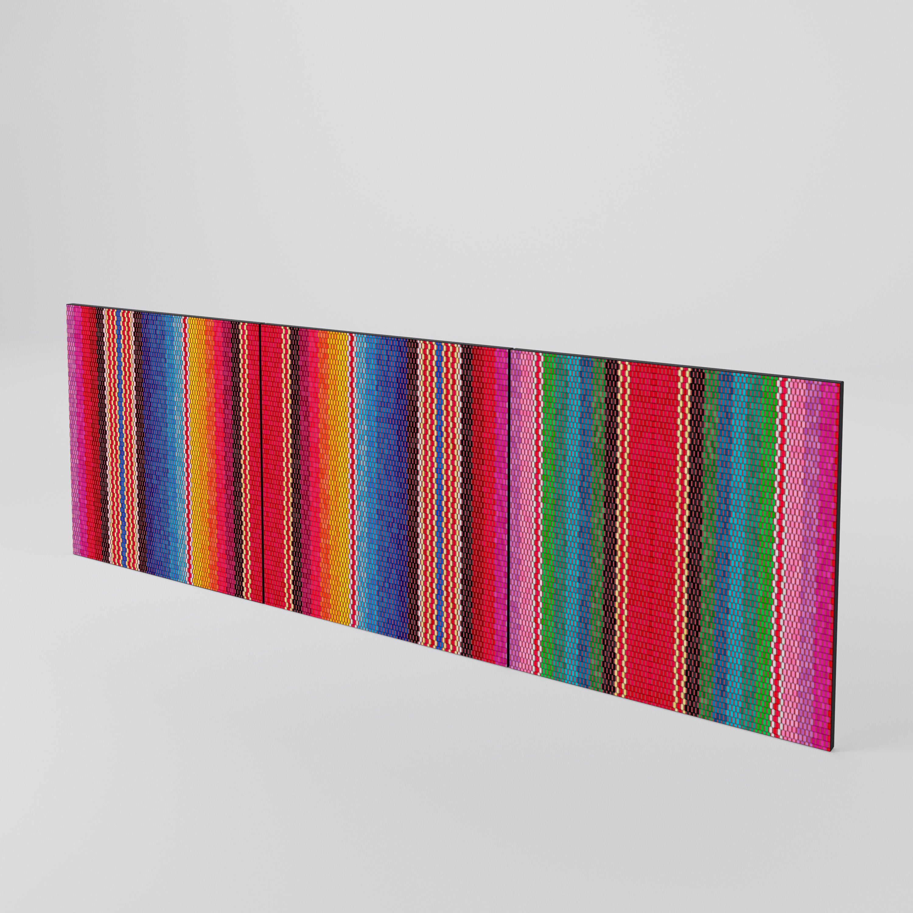 ETHNIC MEXICAN Conjunto de 3 Portas para Aparador