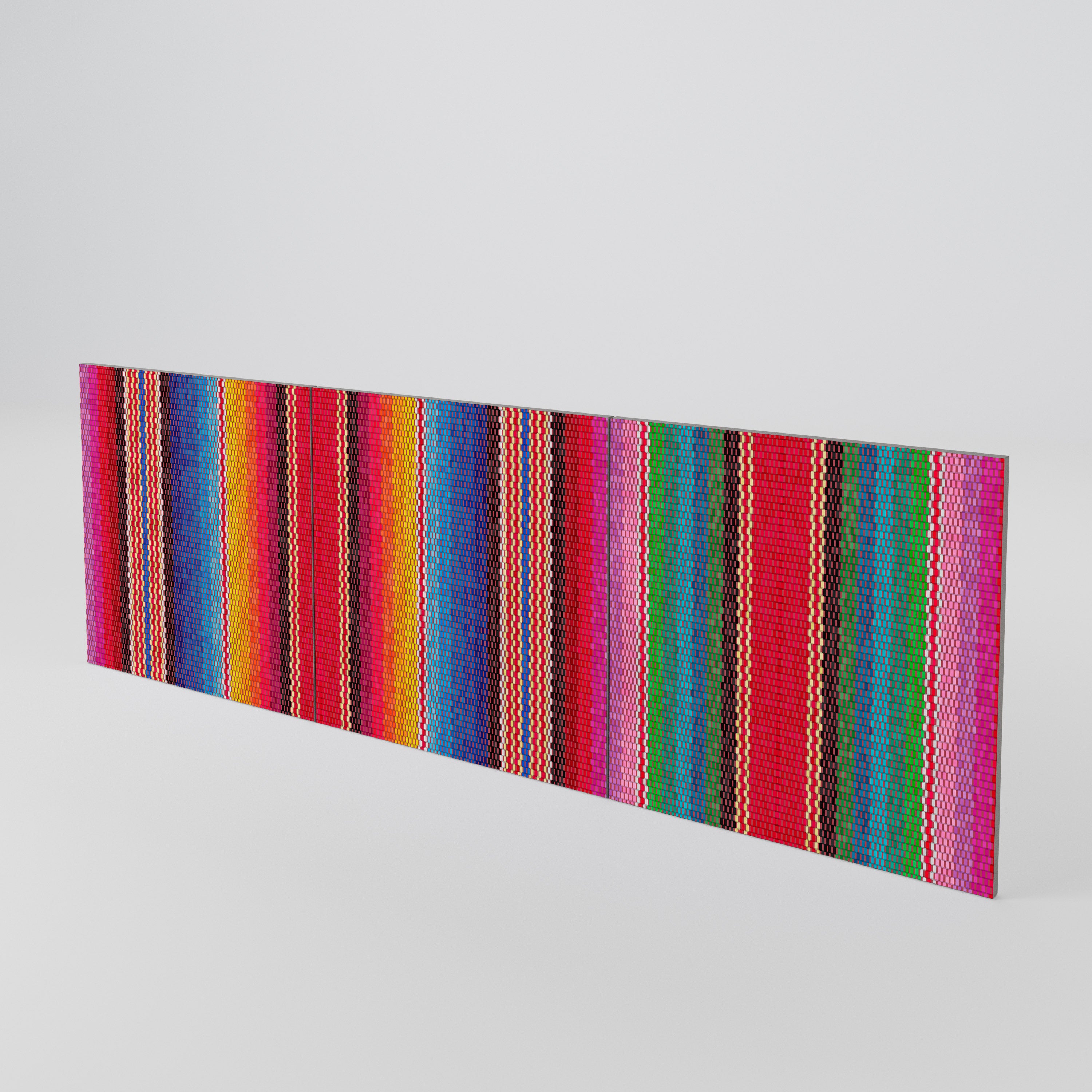 ETHNIC MEXICAN Conjunto de 3 Portas para Aparador