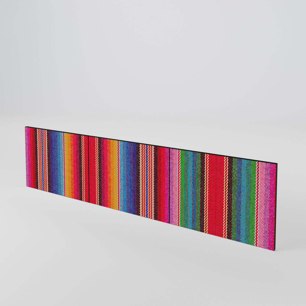 ETHNIC MEXICAN Conjunto de 3 Portas para Móvel de TV