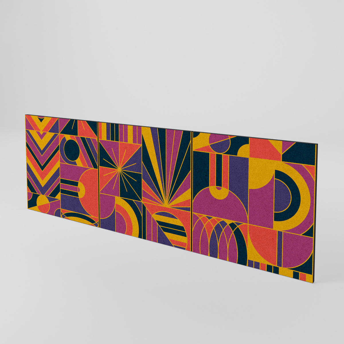 ELECTRIC PATTERNS Conjunto de 3 Portas para Aparador
