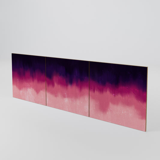 AURORA BOREALIS Conjunto de 3 Portas para Aparador