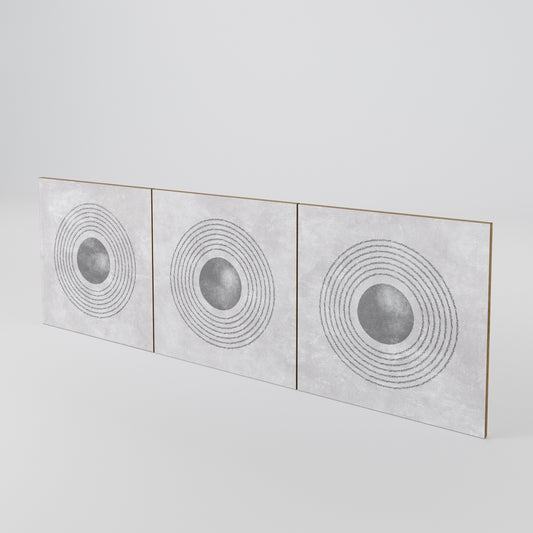 SOLID CIRCLES Conjunto de 3 Portas para Aparador
