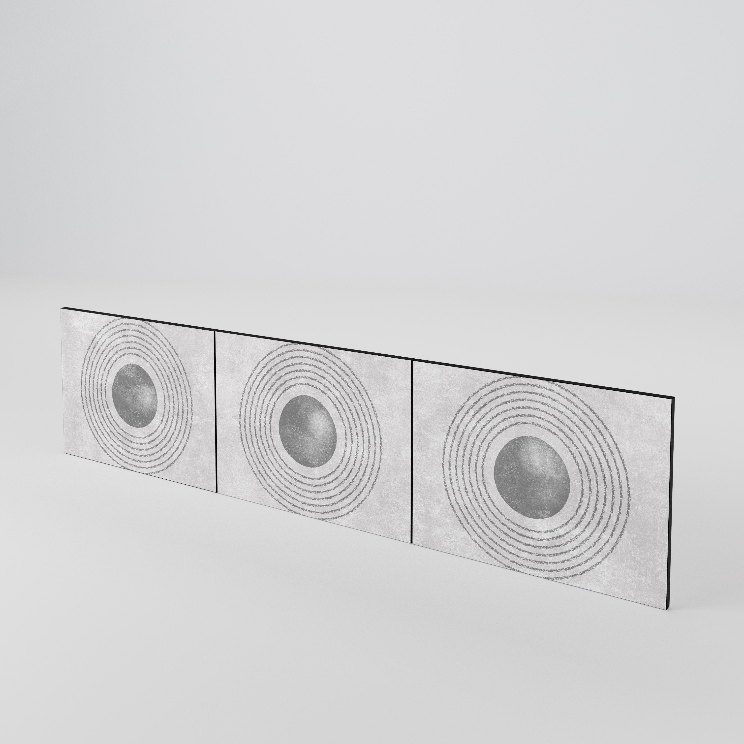 SOLID CIRCLES Conjunto de 3 Portas para Móvel de TV