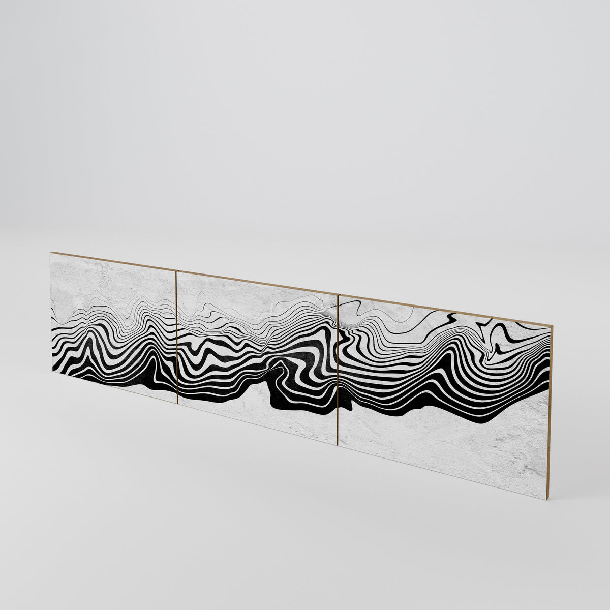 MONOCHROME MIRAGE Conjunto de 3 Portas para Móvel de TV