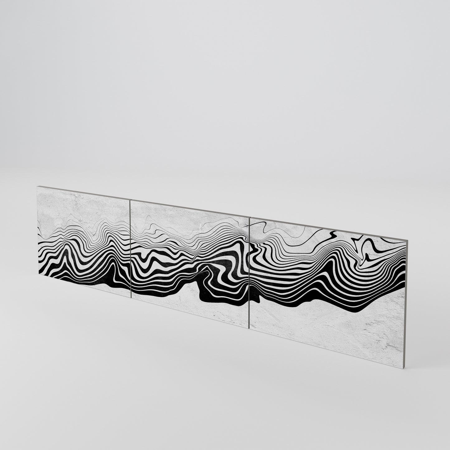 MONOCHROME MIRAGE Conjunto de 3 Portas para Móvel de TV