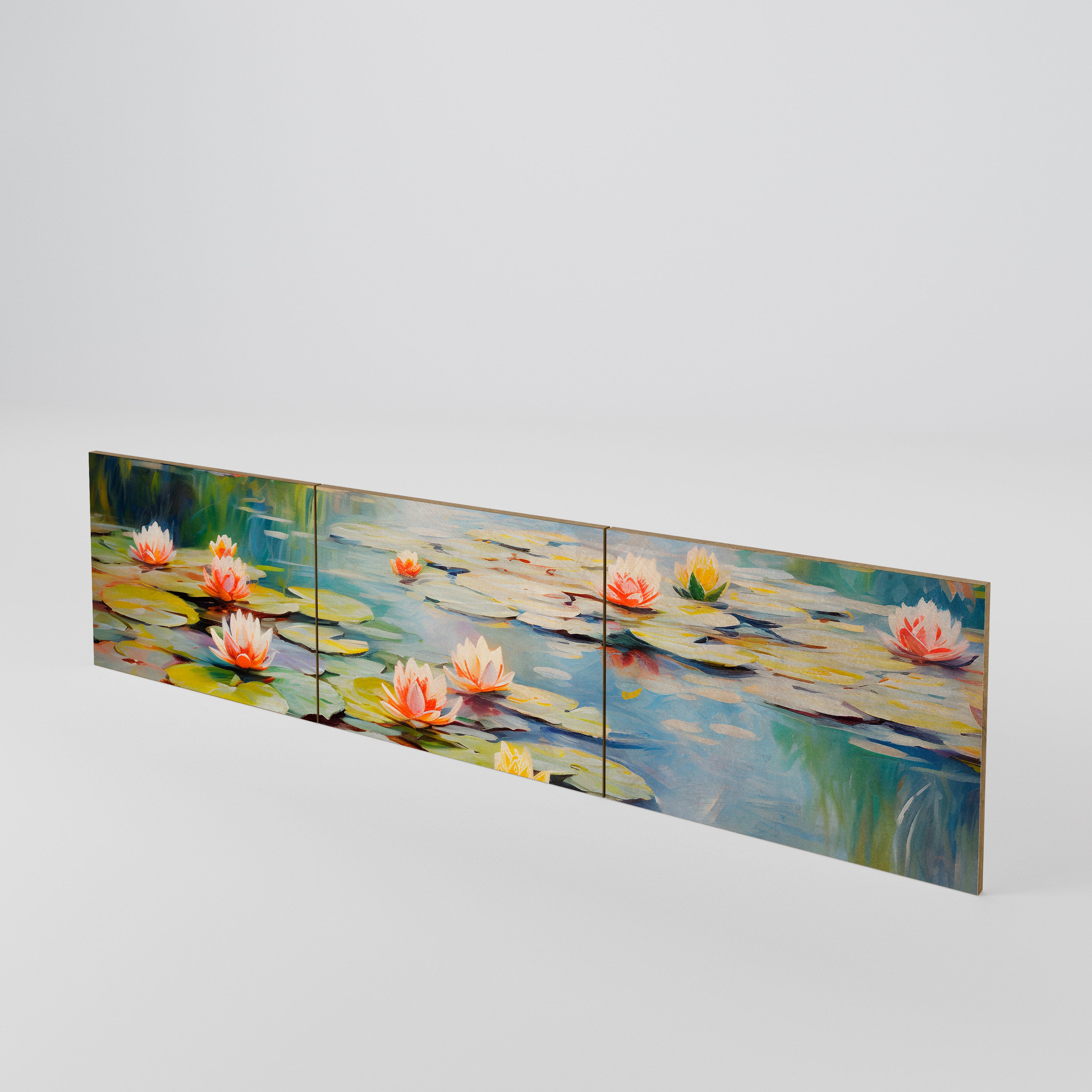 BLOOMING WATERS Conjunto de 3 Portas para Móvel de TV