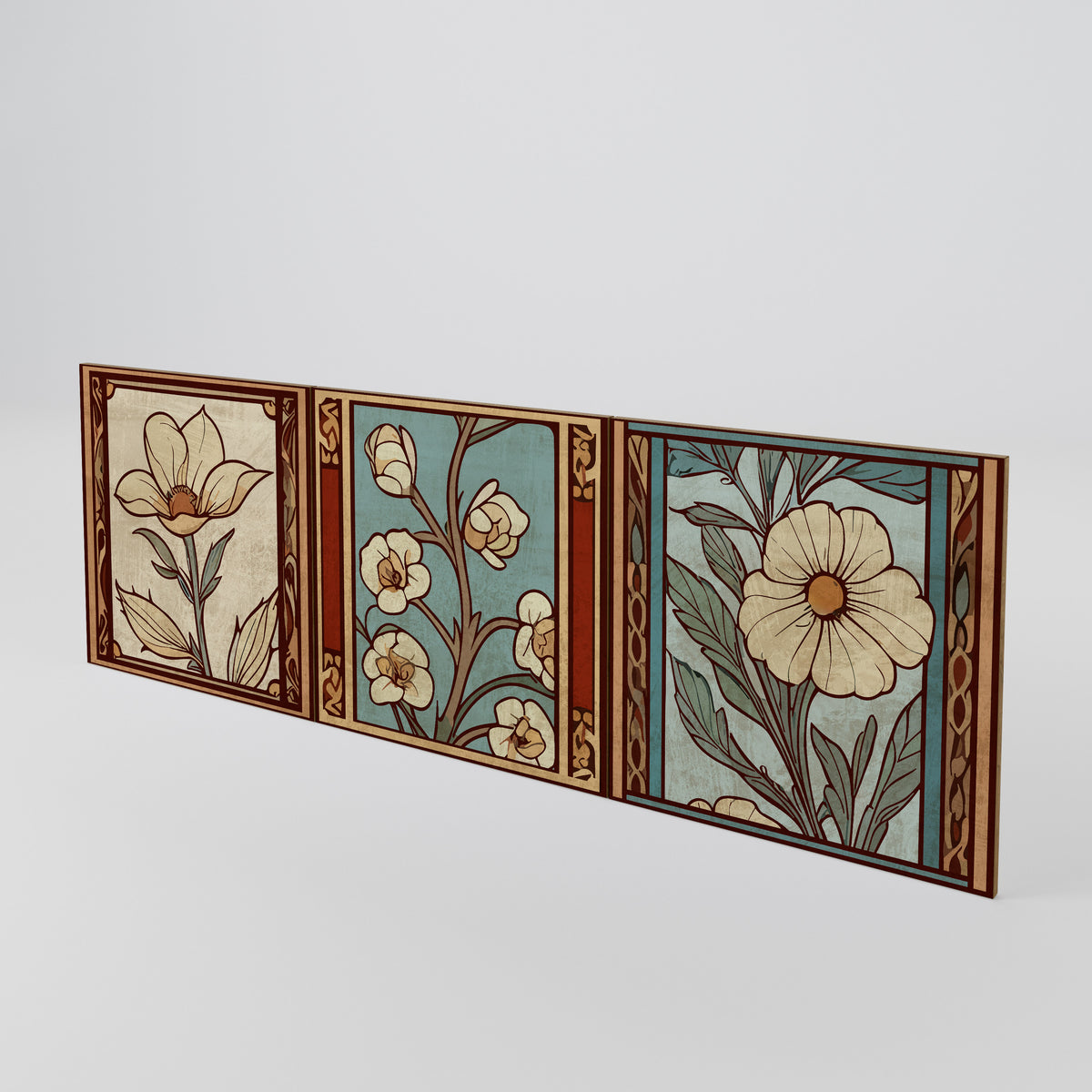 TIMELESS FLORA Conjunto de 3 Portas para Aparador