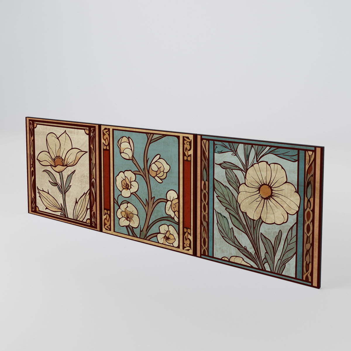 TIMELESS FLORA Conjunto de 3 Portas para Aparador