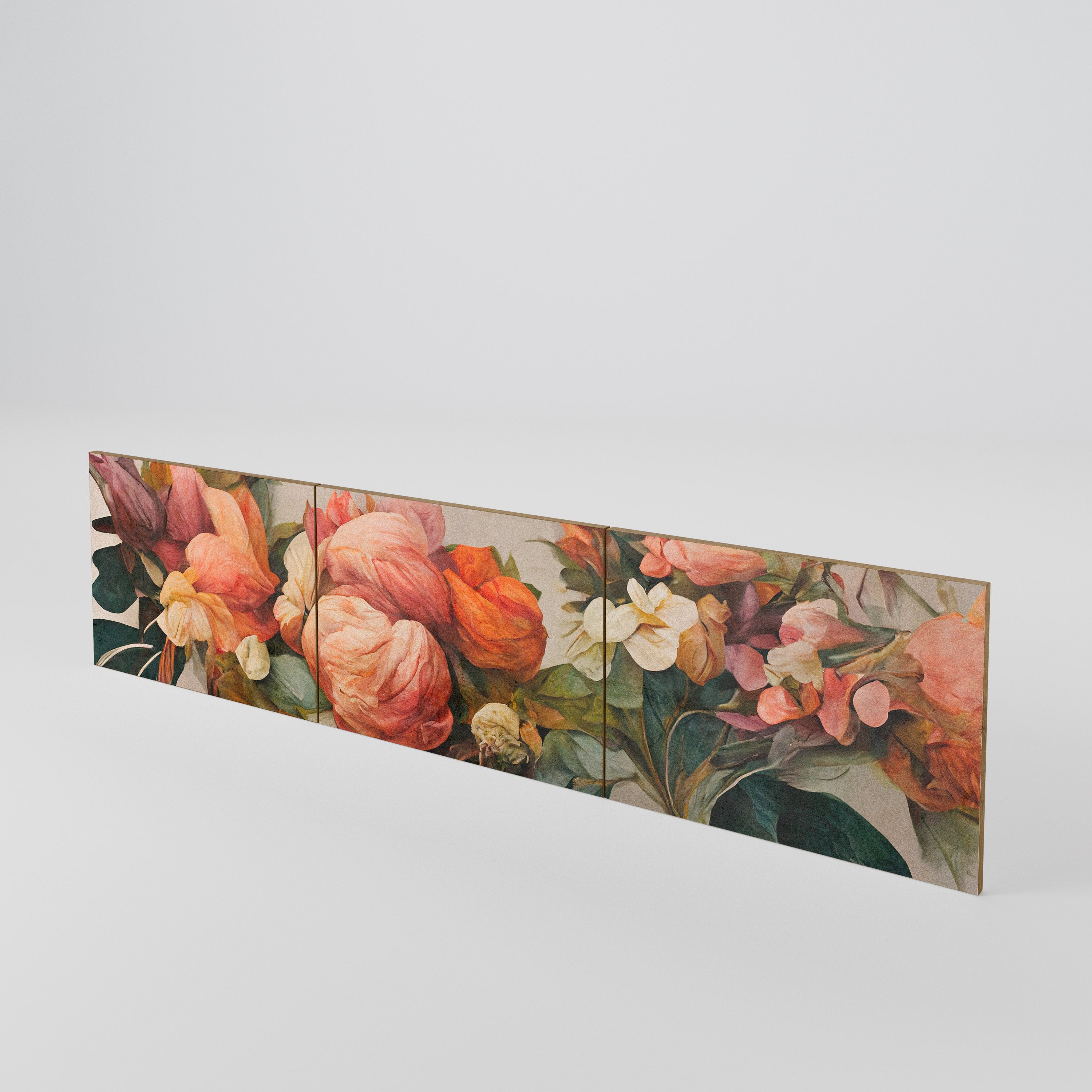 STYLISH BEAUTY Conjunto de 3 Portas para Móvel de TV