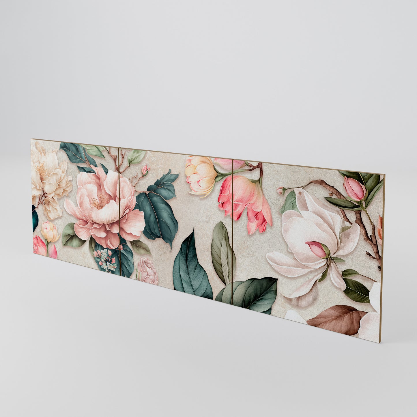FLORAL GRACE Conjunto de 3 Portas para Aparador