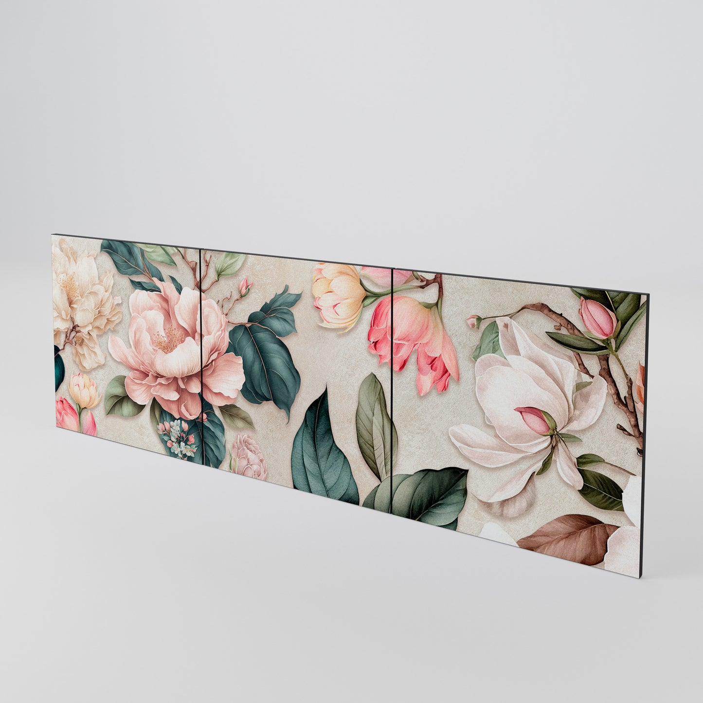 FLORAL GRACE Conjunto de 3 Portas para Aparador