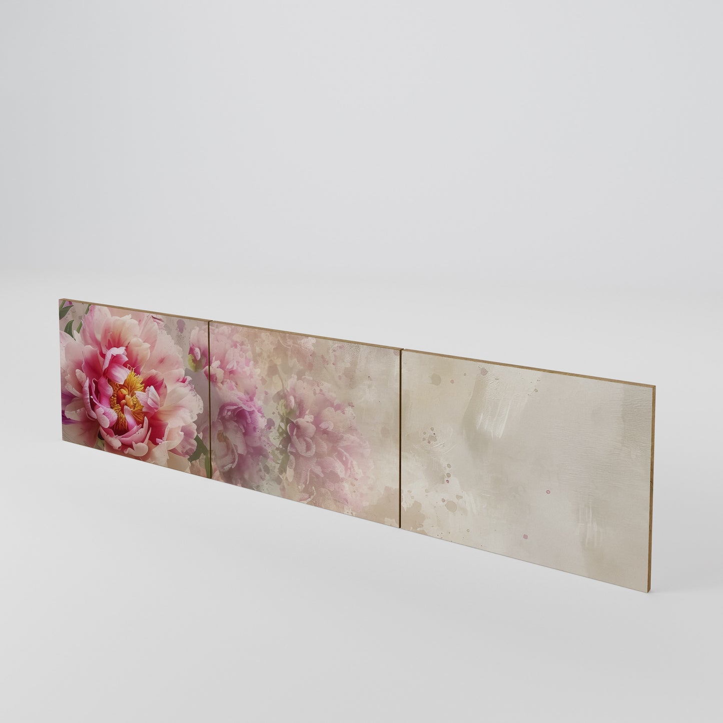 PEONY WHISPER Conjunto de 3 Portas para Móvel de TV