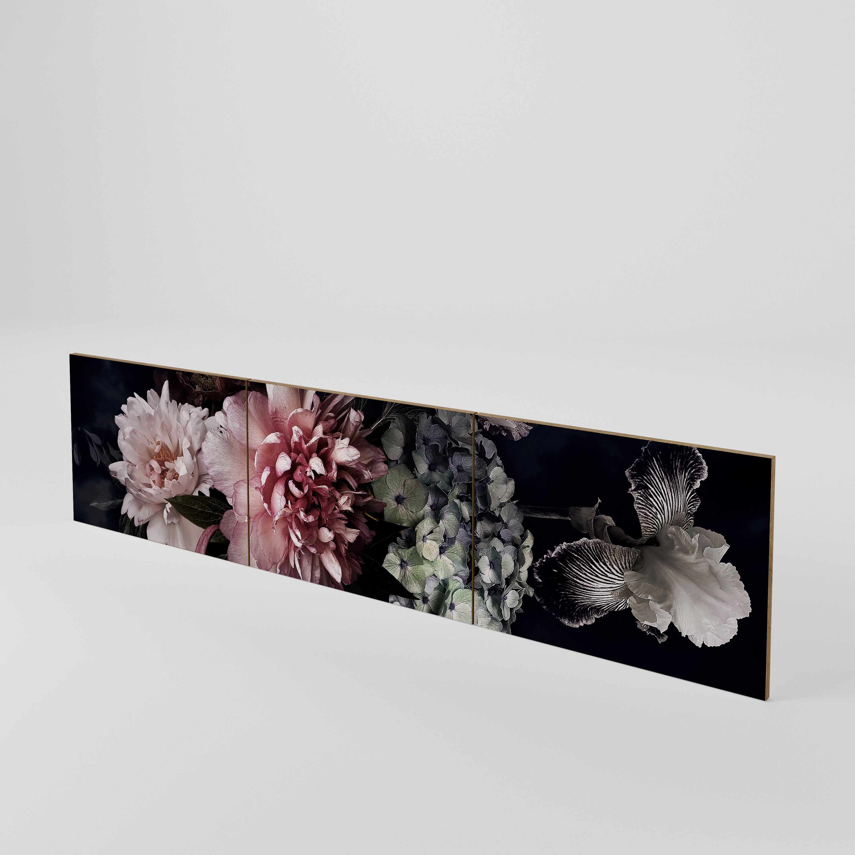 PURE BLOSSOM 3-Piece TV Cabinet Door Set