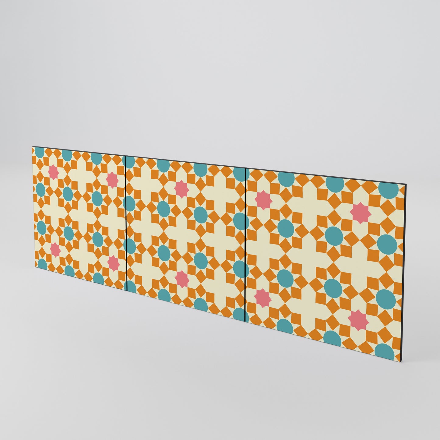 FLORAL DECOR Conjunto de 3 Portas para Aparador