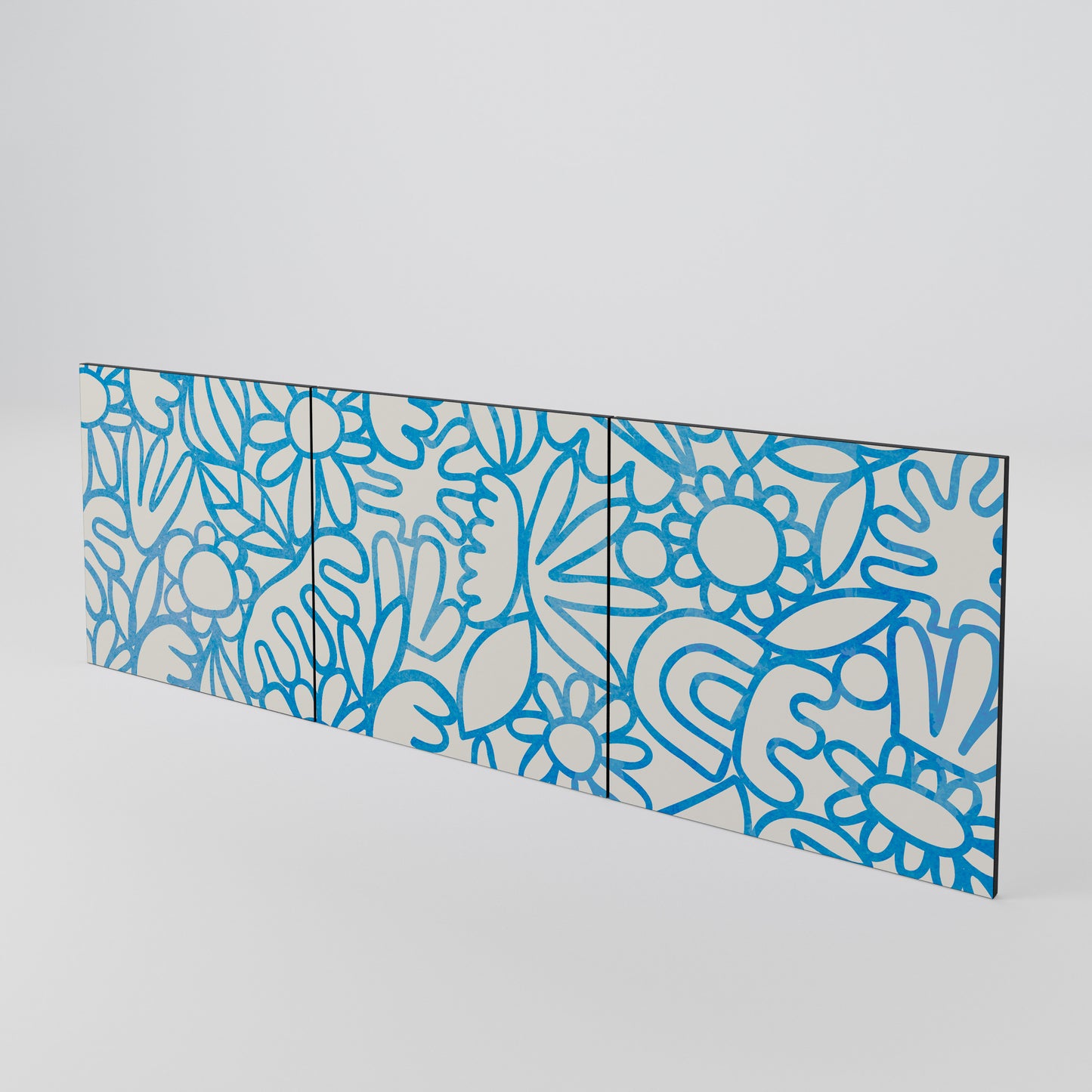 BLOOMY MORNING Conjunto de 3 Portas para Aparador