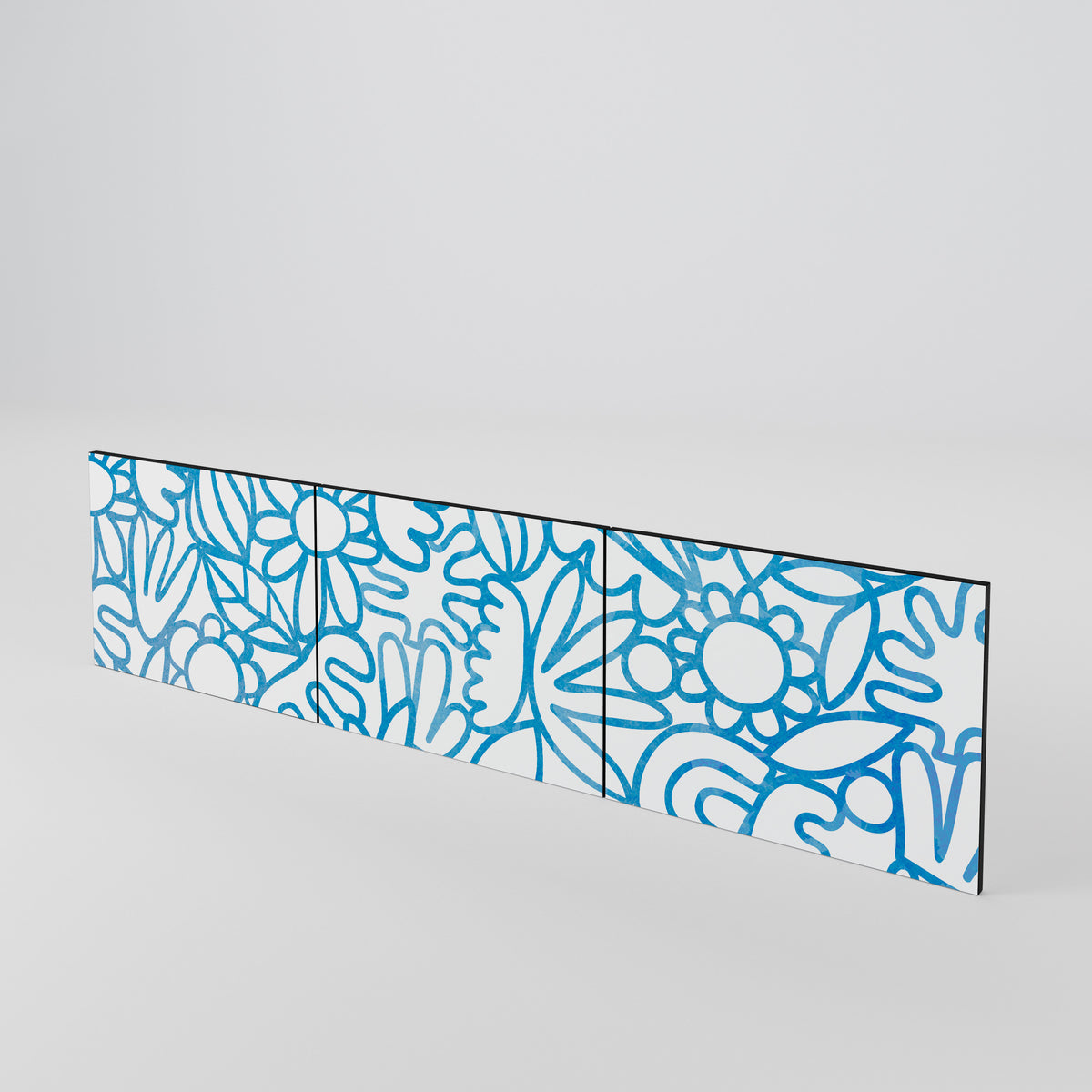 BLOOMY MORNING Conjunto de 3 Portas para Móvel de TV